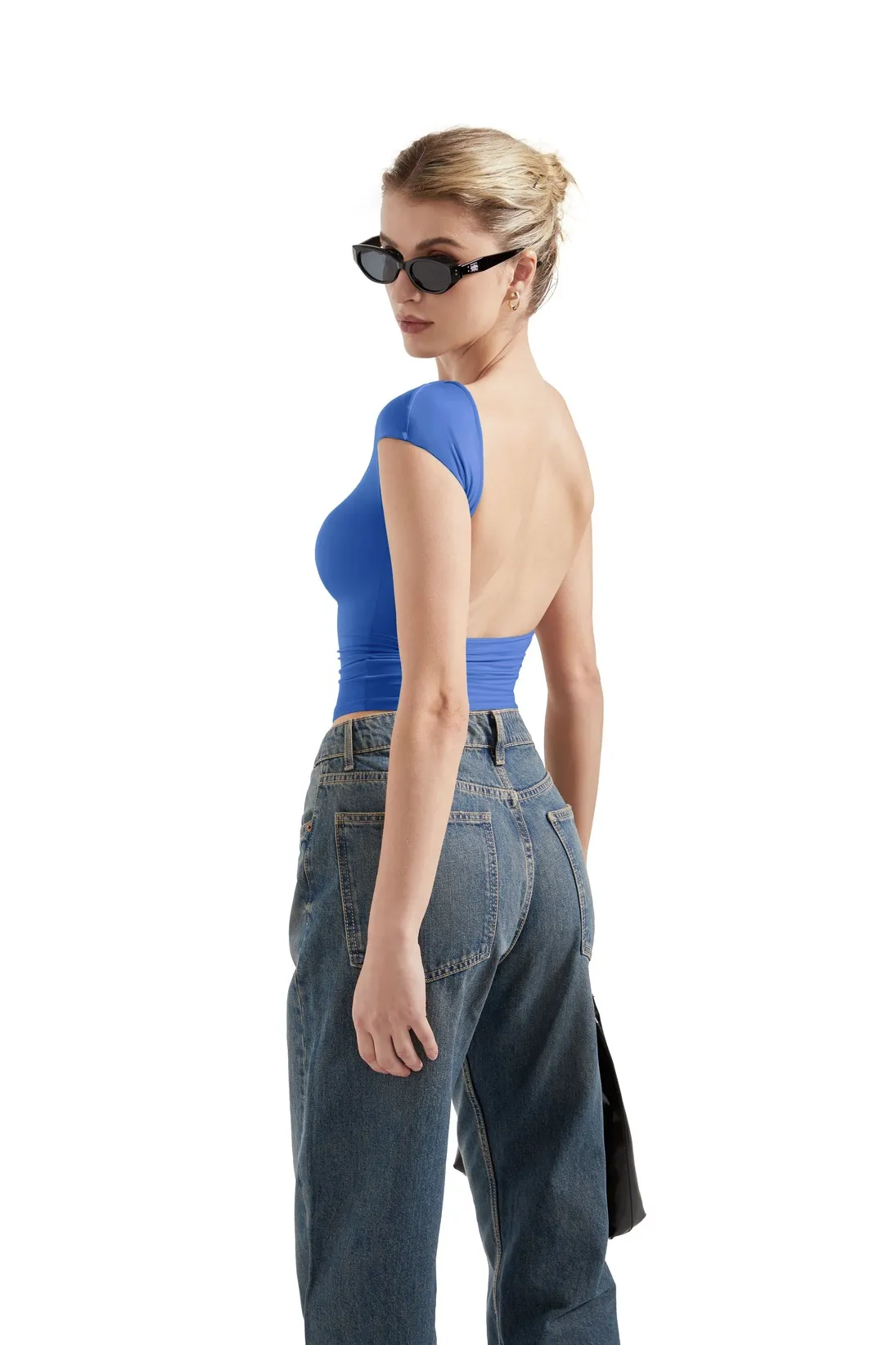 Buttery Soft Backless Shirt - Image 29