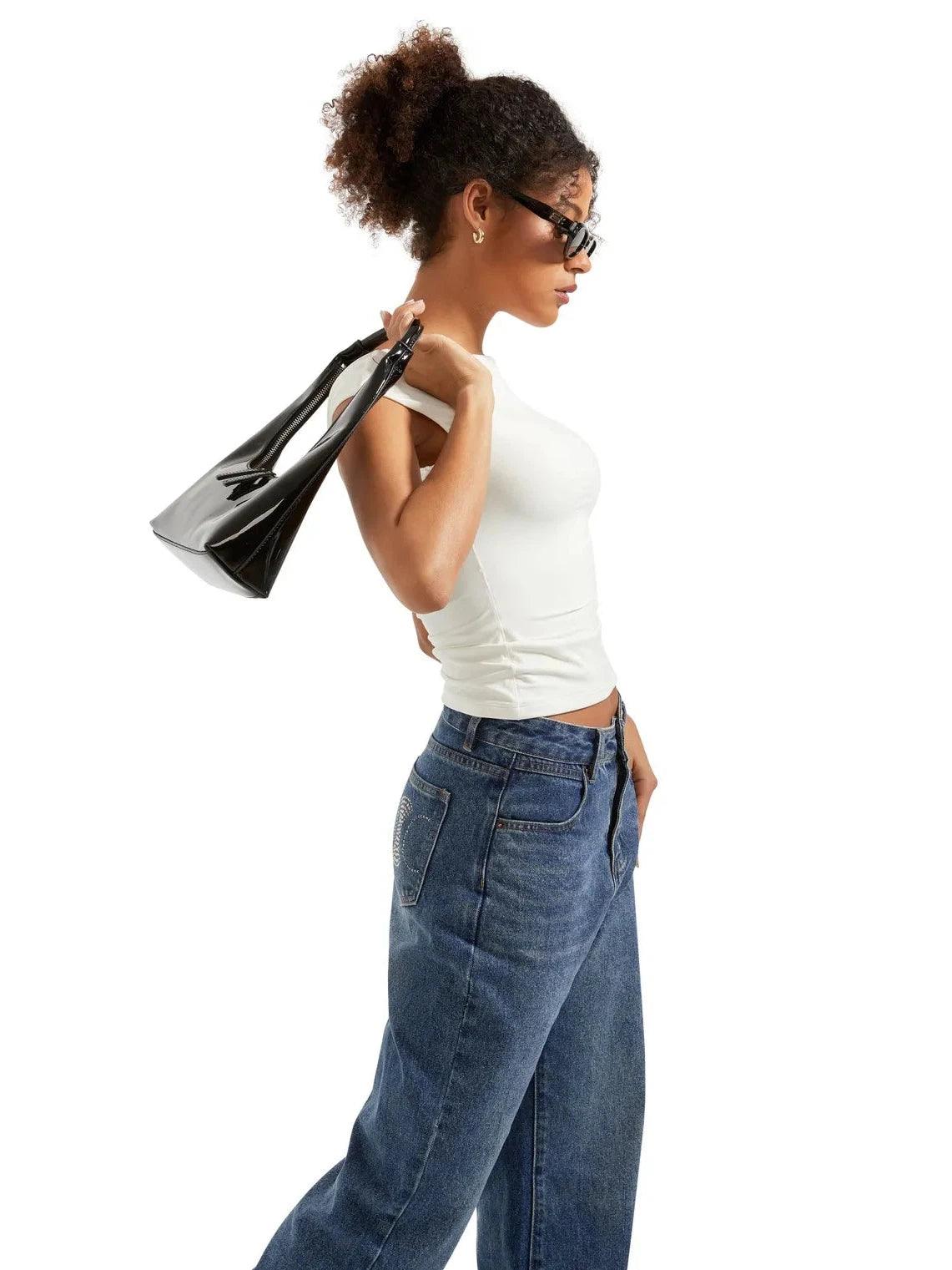 Buttery Soft Backless Shirt - Image 4