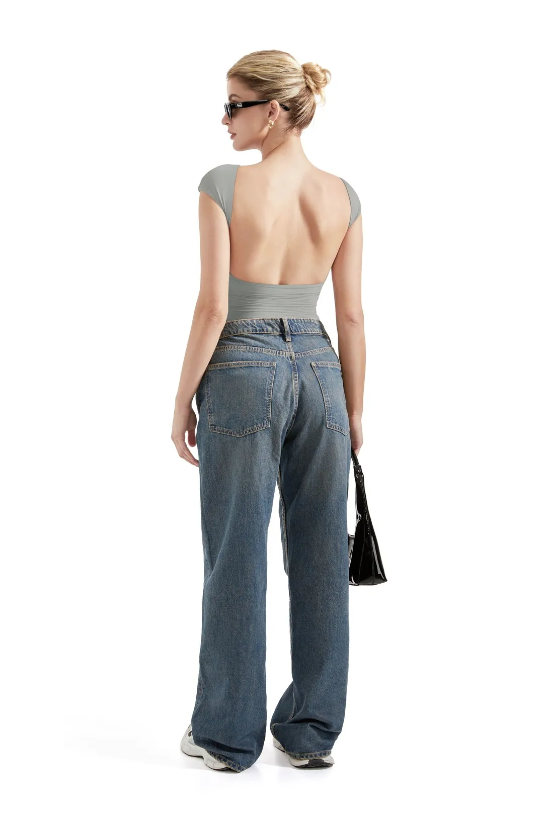 Buttery Soft Backless Shirt - Image 46