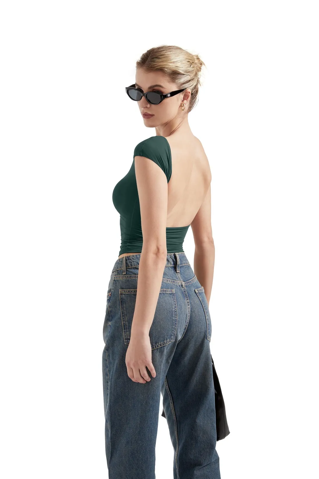 Buttery Soft Backless Shirt - Image 52