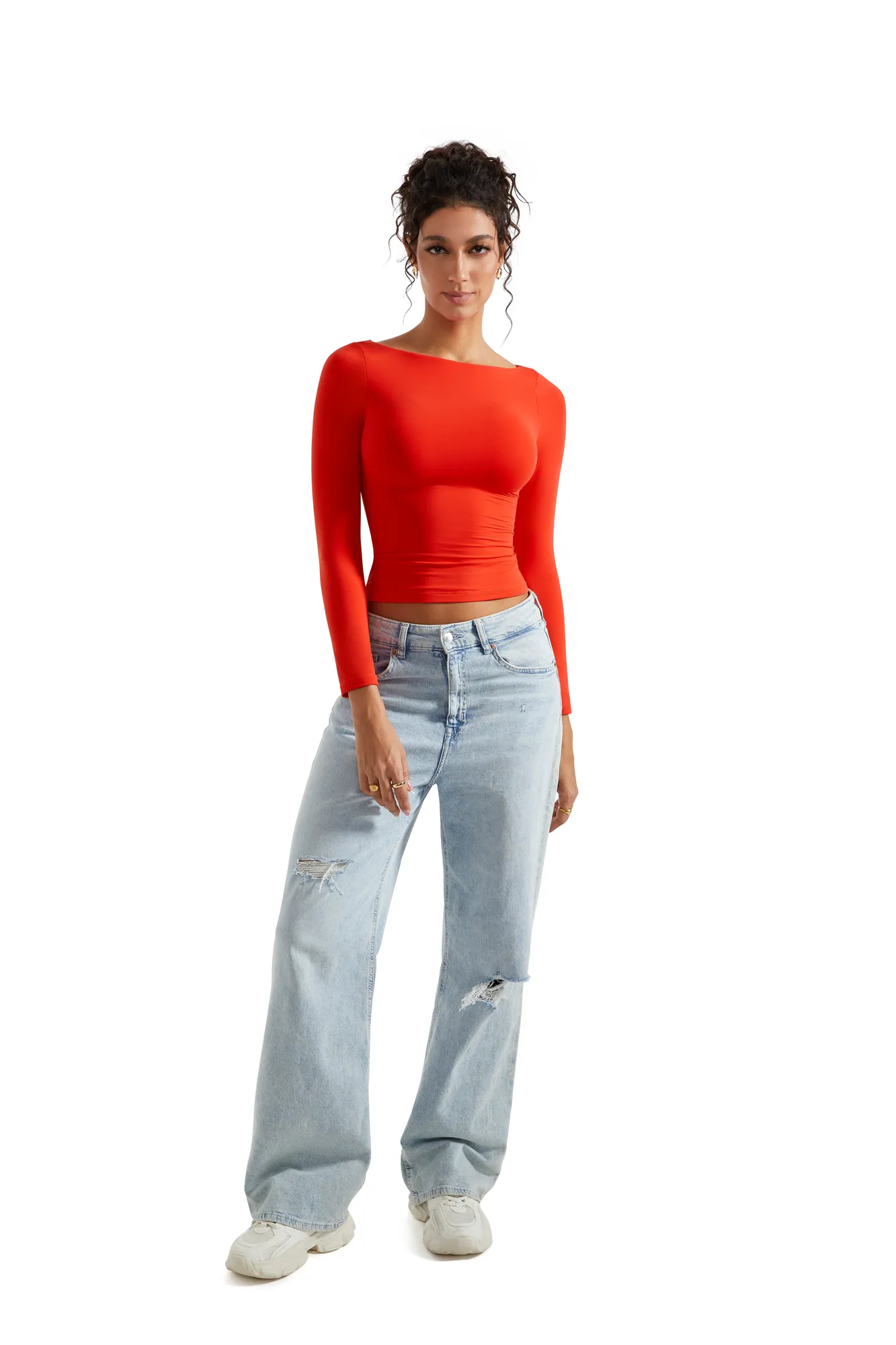 Buttery Soft Boat Neck Shirt - Long Sleeve - Image 20