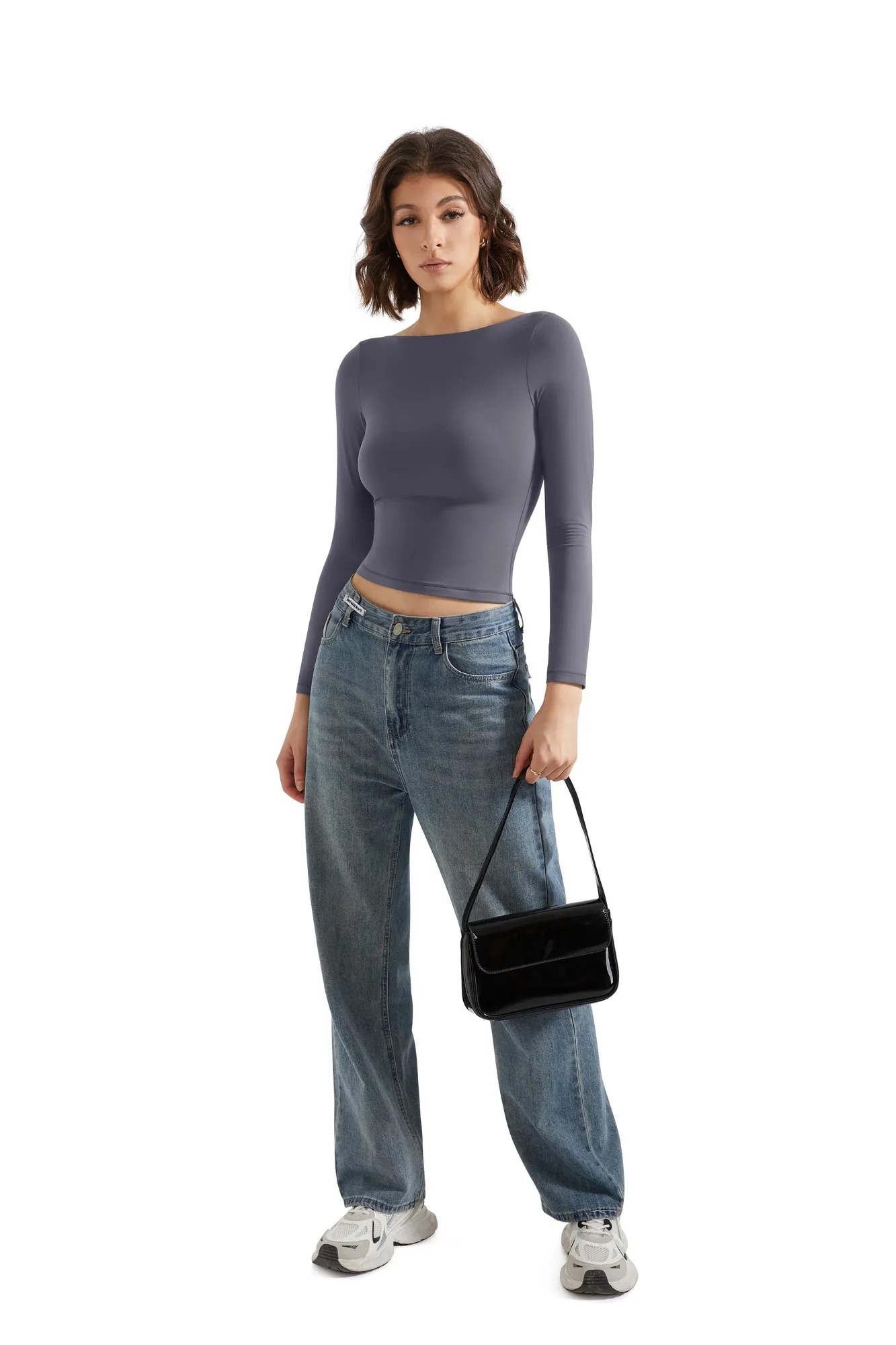 Buttery Soft Boat Neck Shirt - Long Sleeve - Image 35