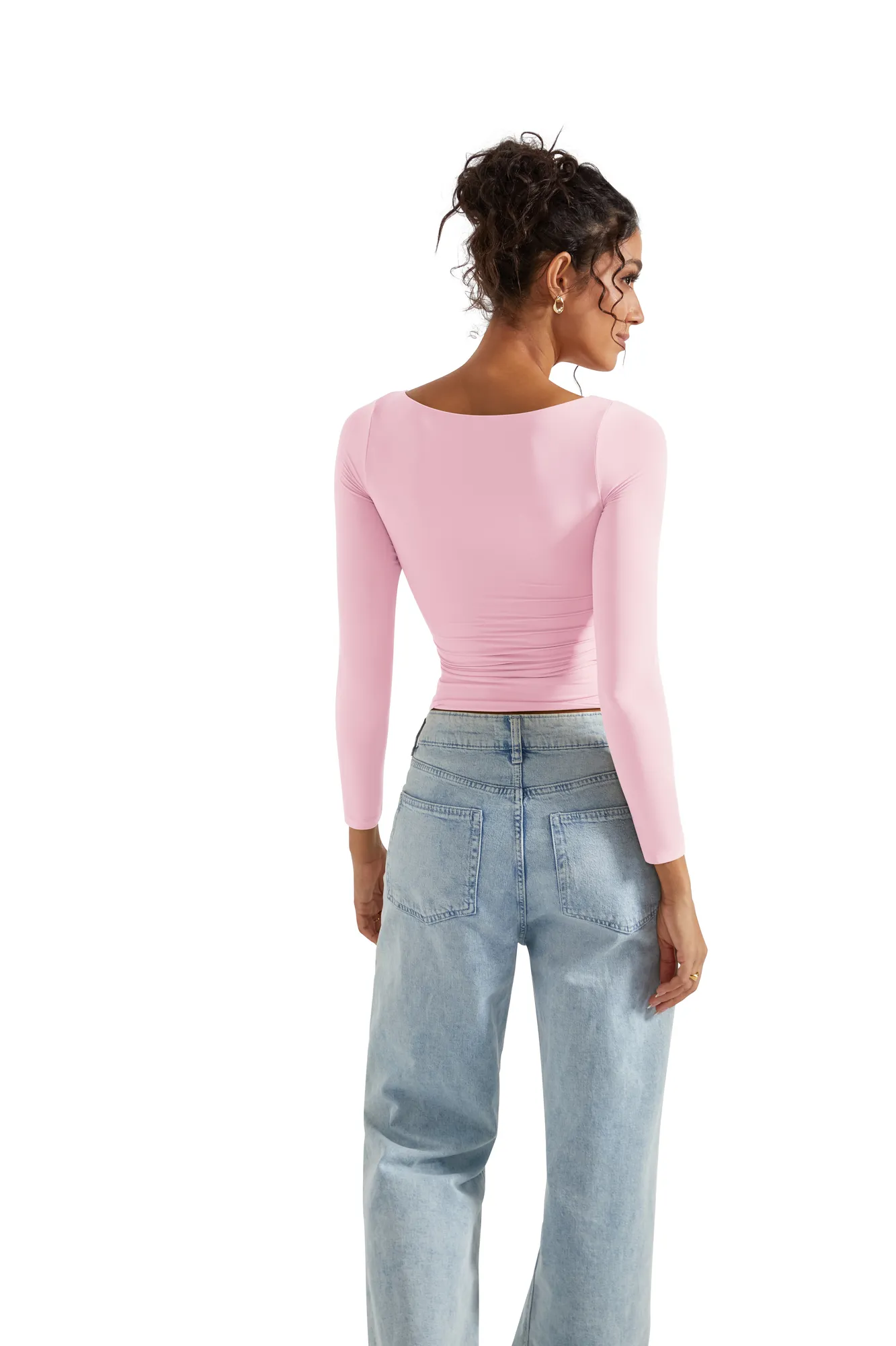 Buttery Soft Boat Neck Shirt - Long Sleeve - Image 38