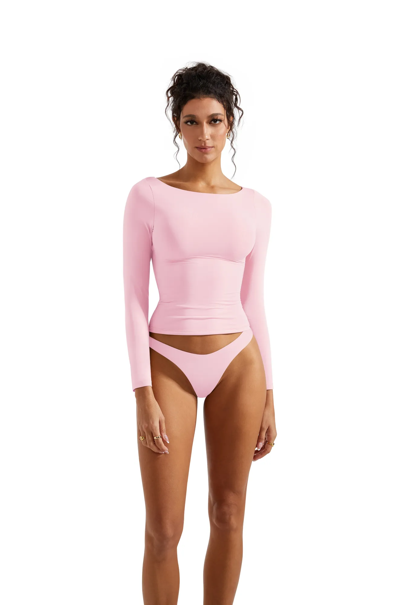 Buttery Soft Boat Neck Shirt - Long Sleeve - Image 40