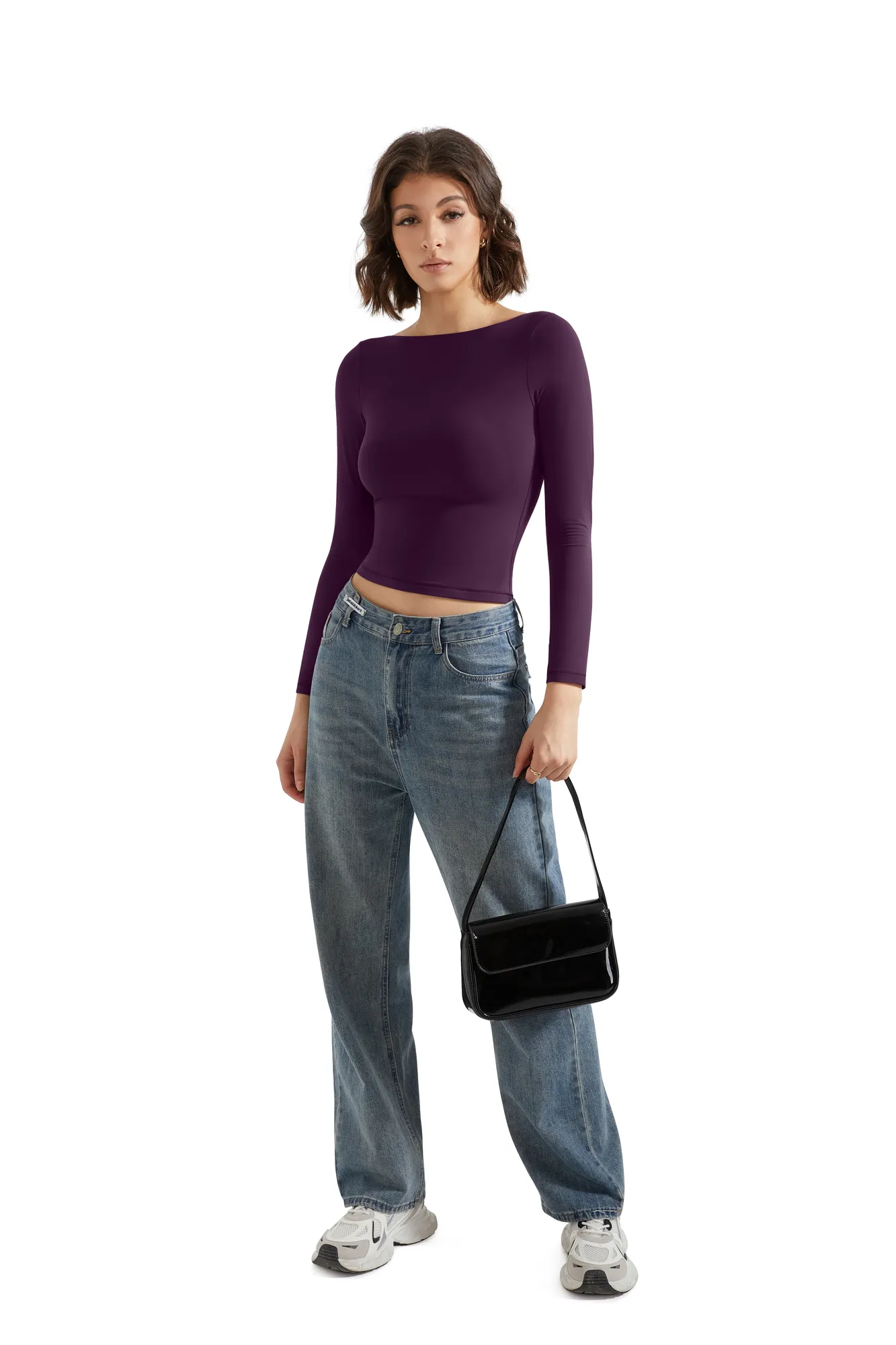 Buttery Soft Boat Neck Shirt - Long Sleeve - Image 81