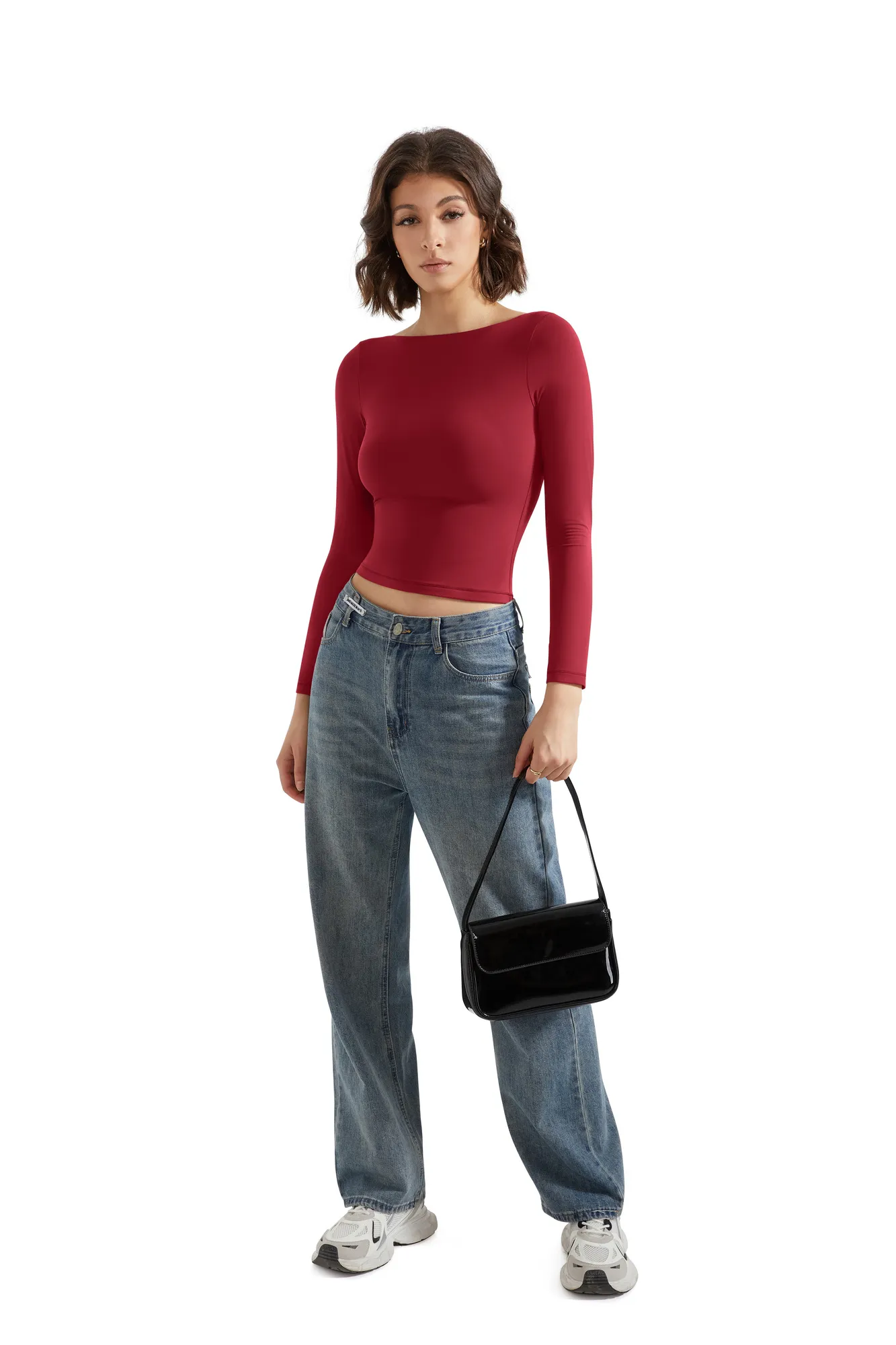 Buttery Soft Boat Neck Shirt - Long Sleeve - Image 87