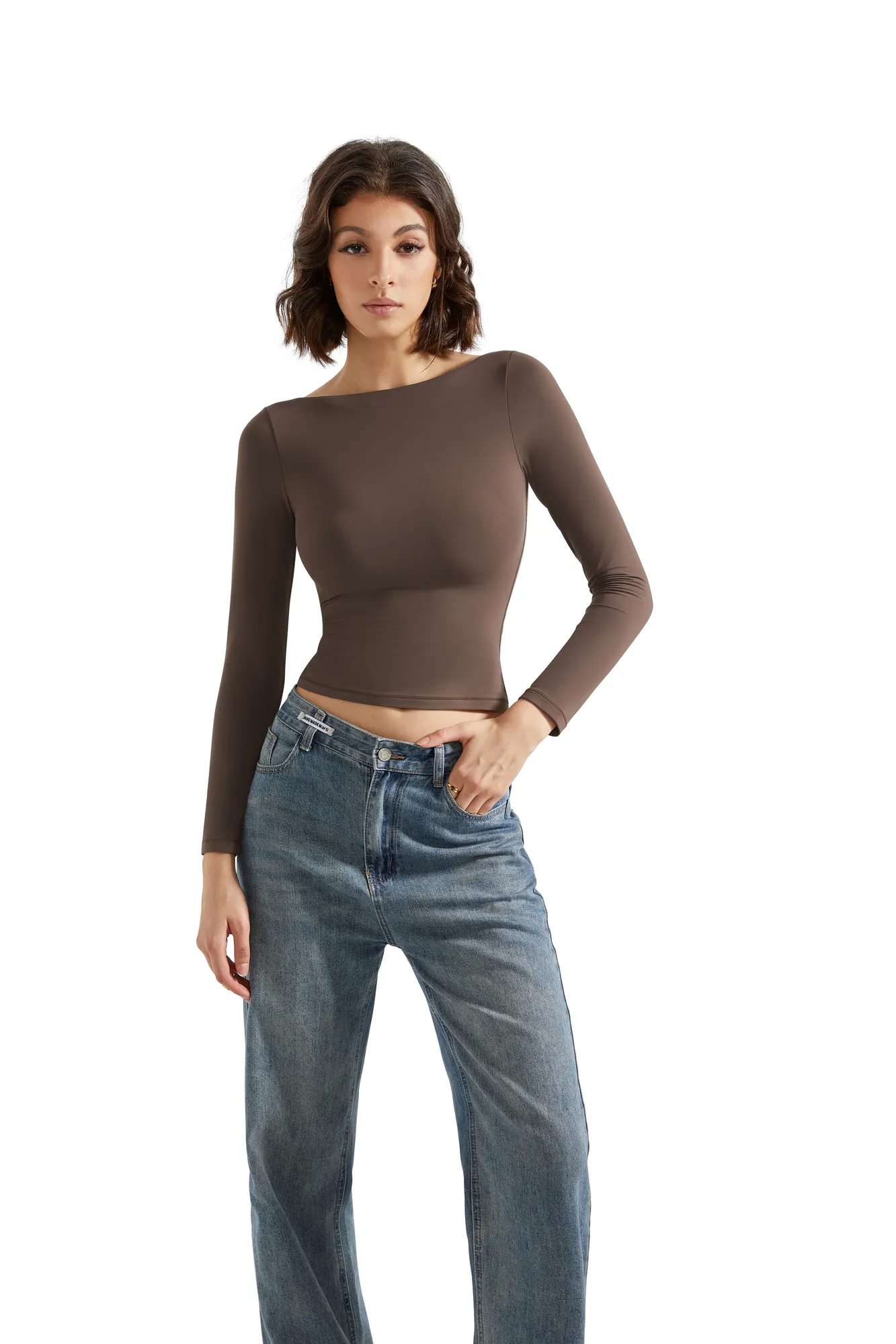 Buttery Soft Boat Neck Shirt - Long Sleeve - Image 9