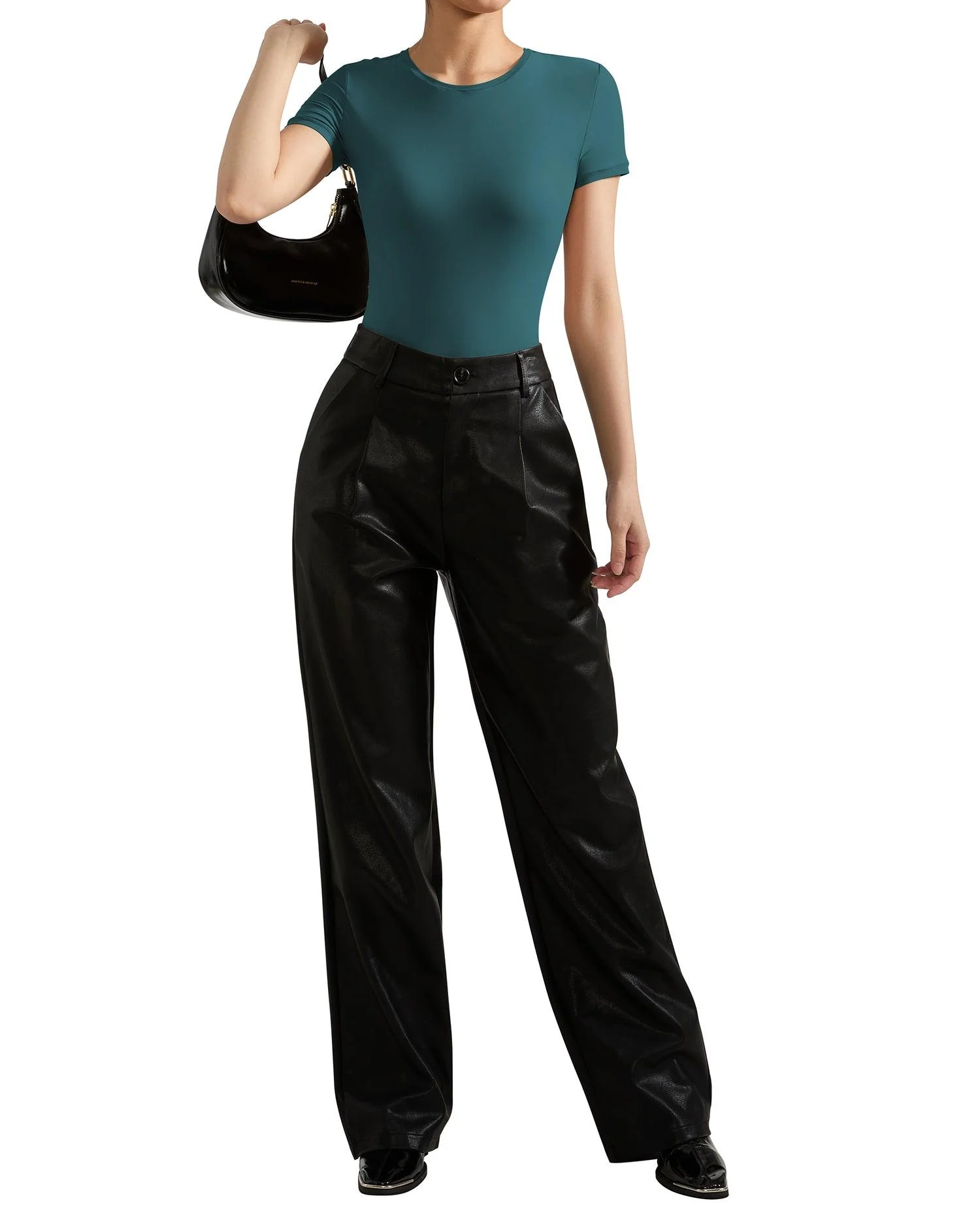 Buttery Soft Crew Neck Bodysuit - Short Sleeve - Image 16