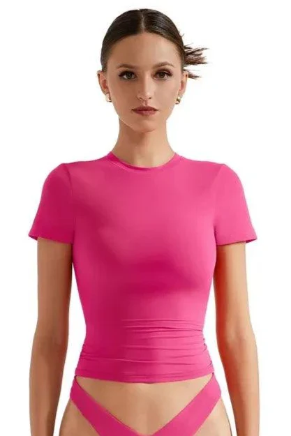 Buttery Soft Crew Neck Shirt - Short Sleeve - Image 7