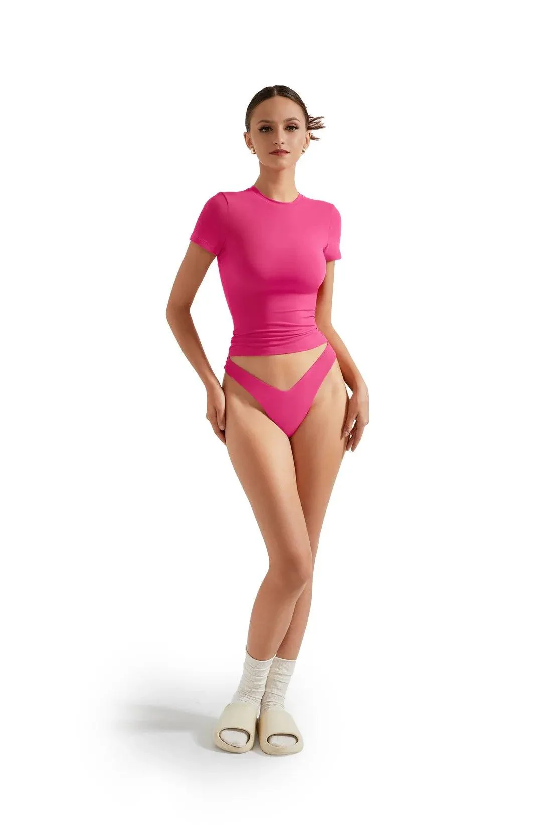 Buttery Soft Crew Neck Shirt - Short Sleeve - Image 8