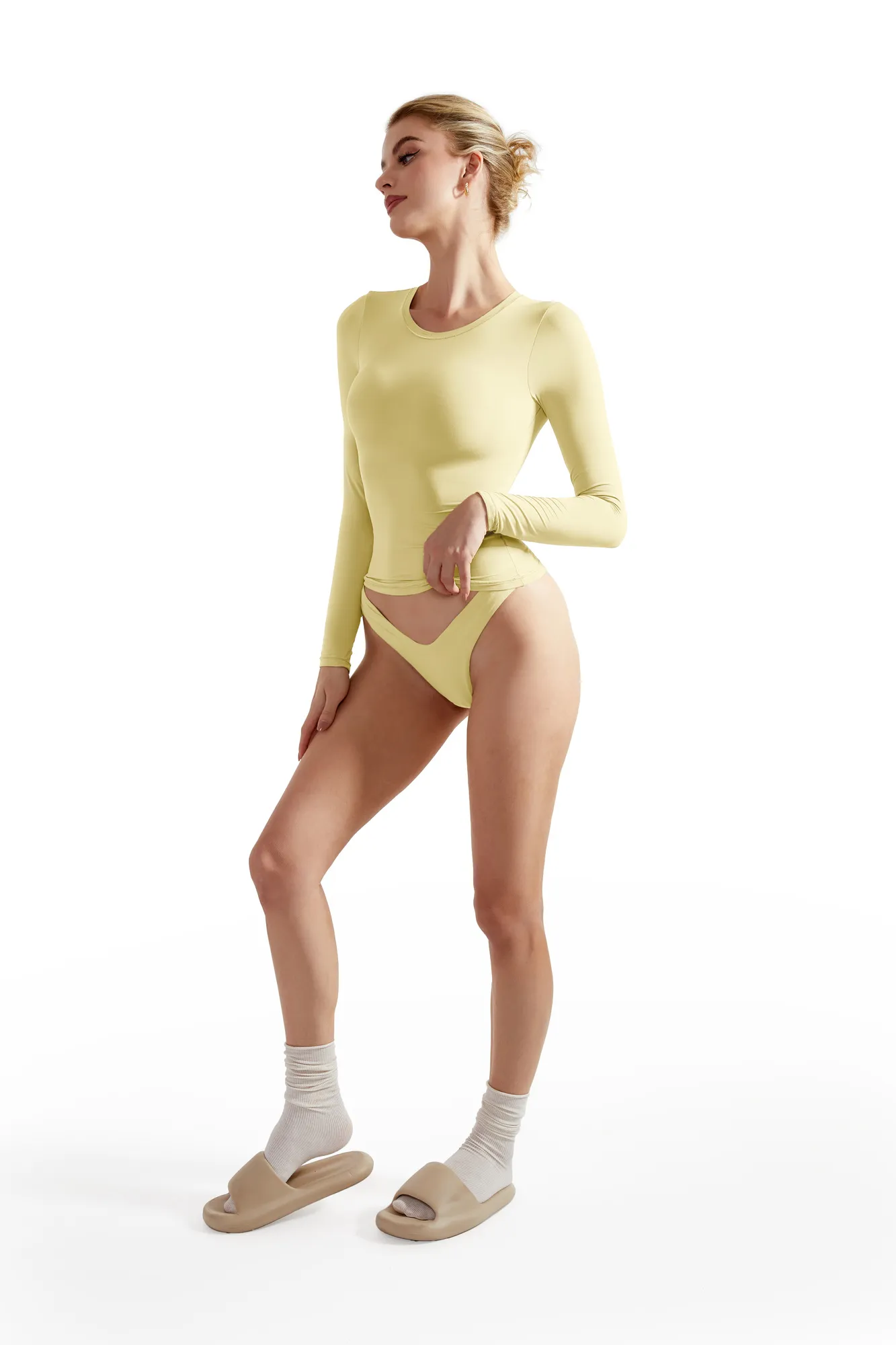 Buttery Soft Crew Neck Shirt - Long Sleeve - Image 100