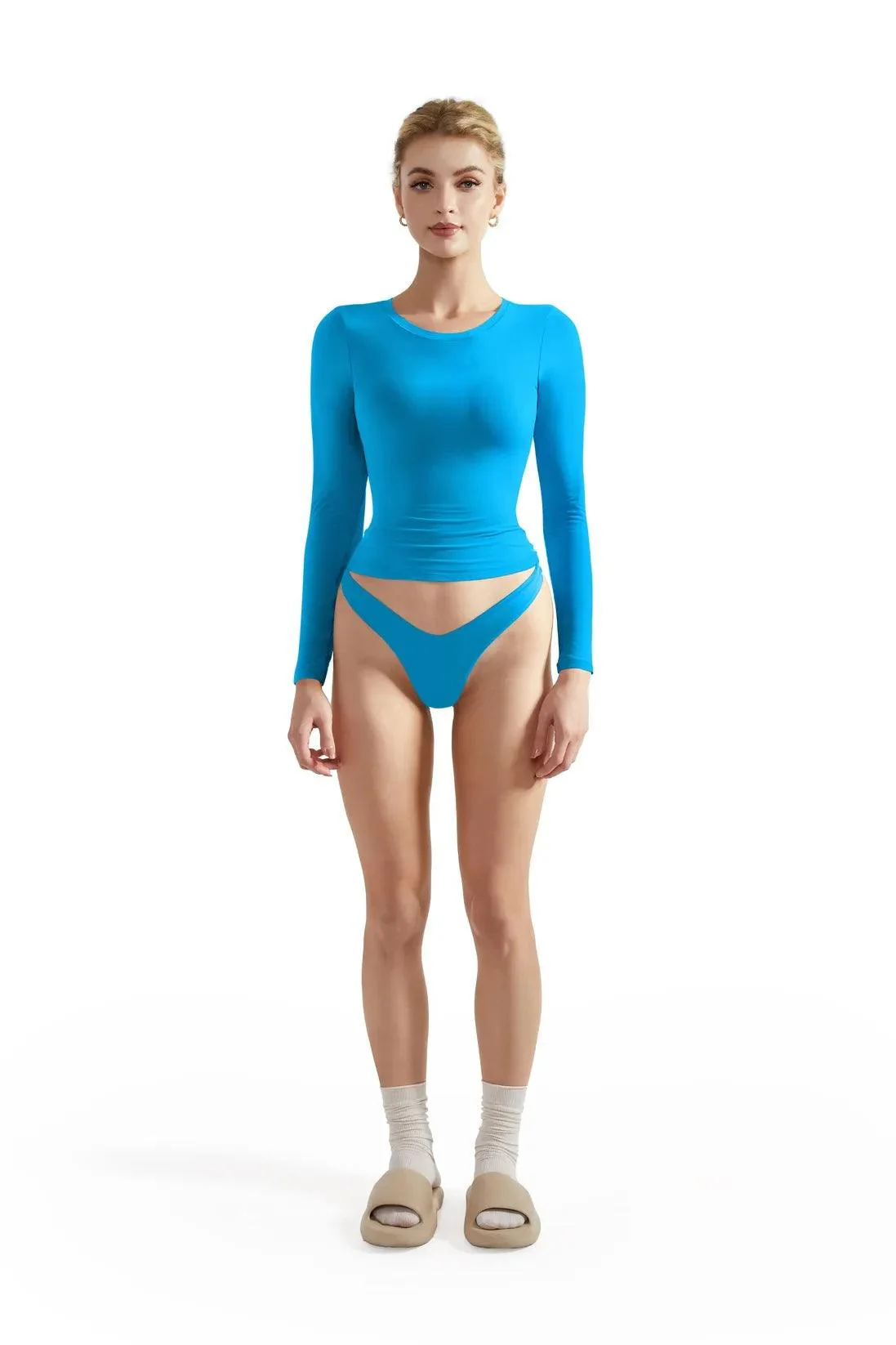 Buttery Soft Crew Neck Shirt - Long Sleeve - Image 20