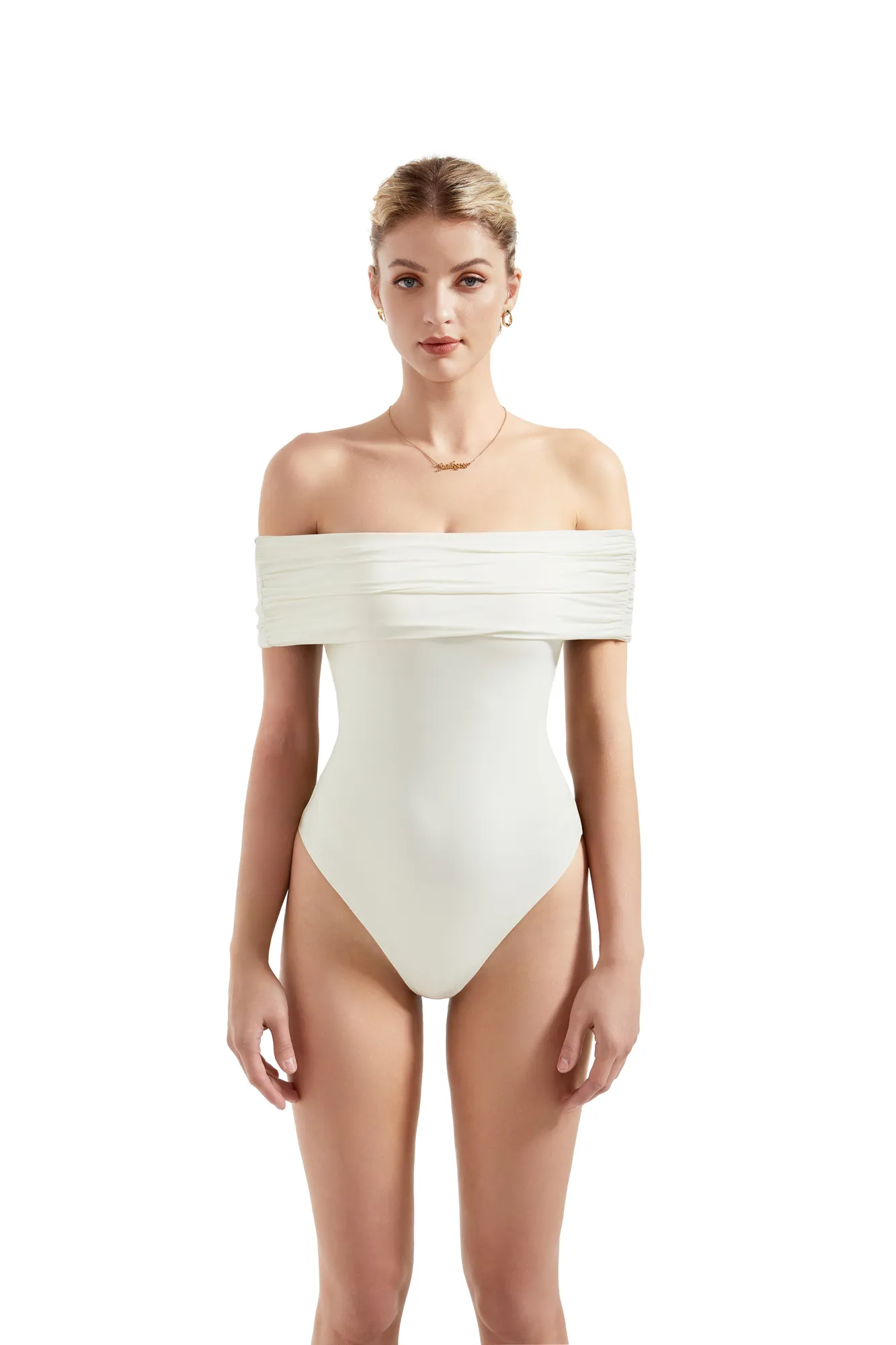 Buttery Soft Off Shoulder Bodysuit - Image 7