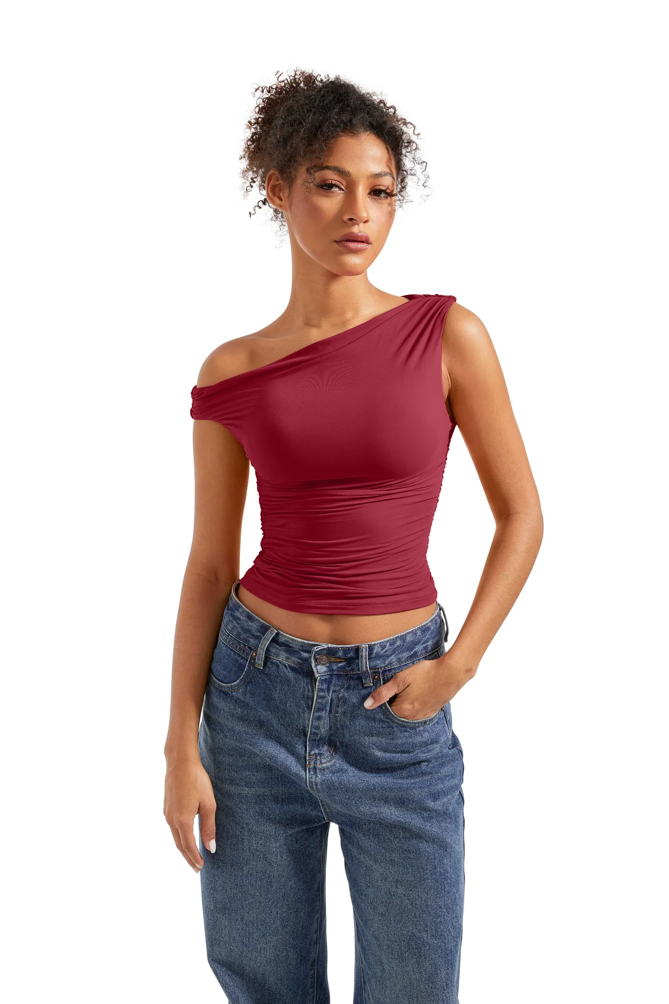 Buttery Soft Off Shoulder Shirt - Image 25