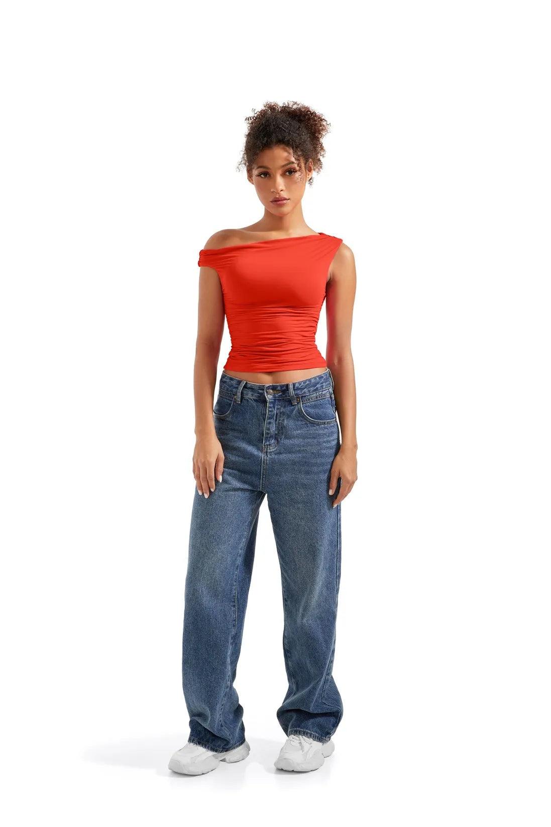 Buttery Soft Off Shoulder Shirt - Image 43