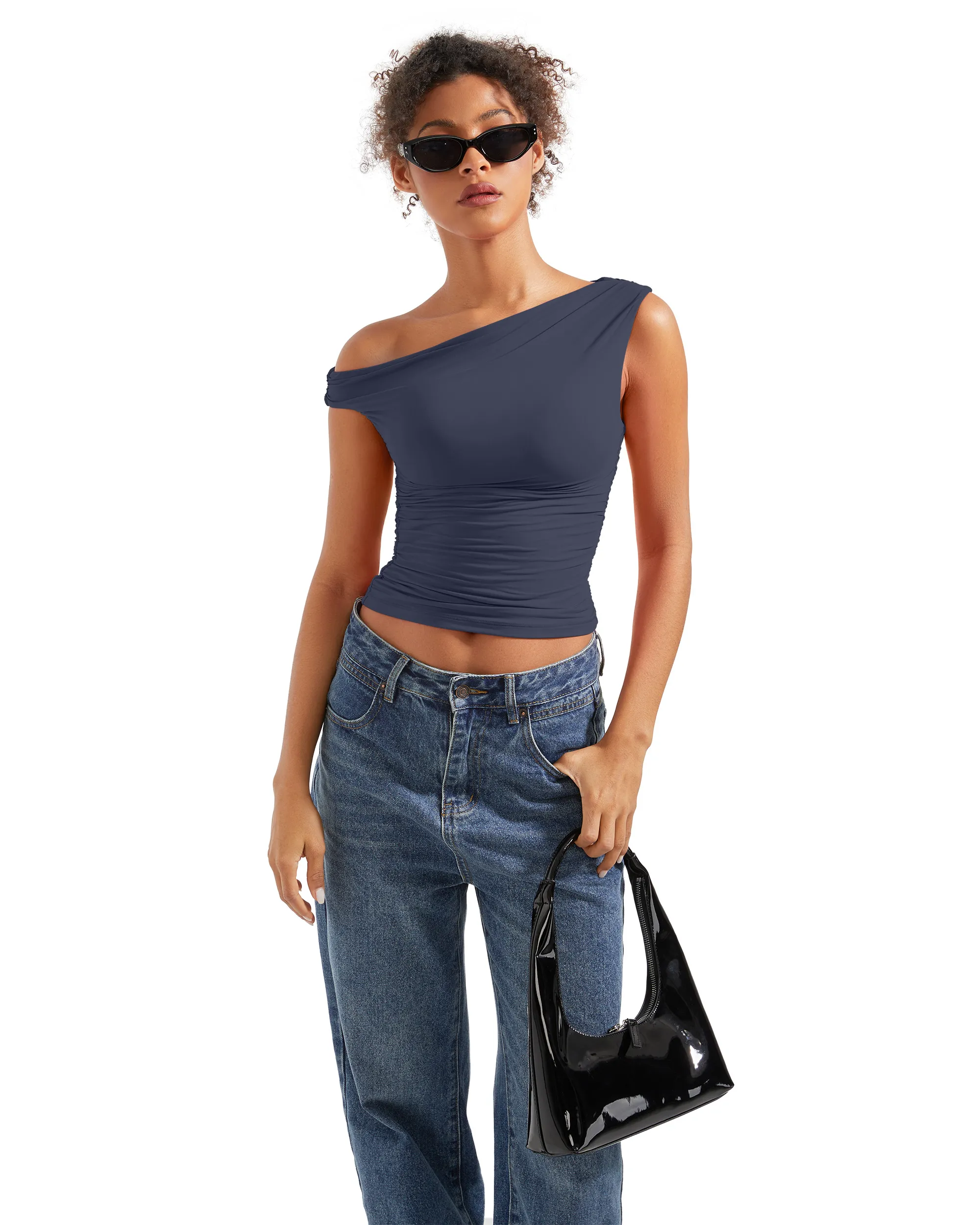 Buttery Soft Off Shoulder Shirt - Image 54