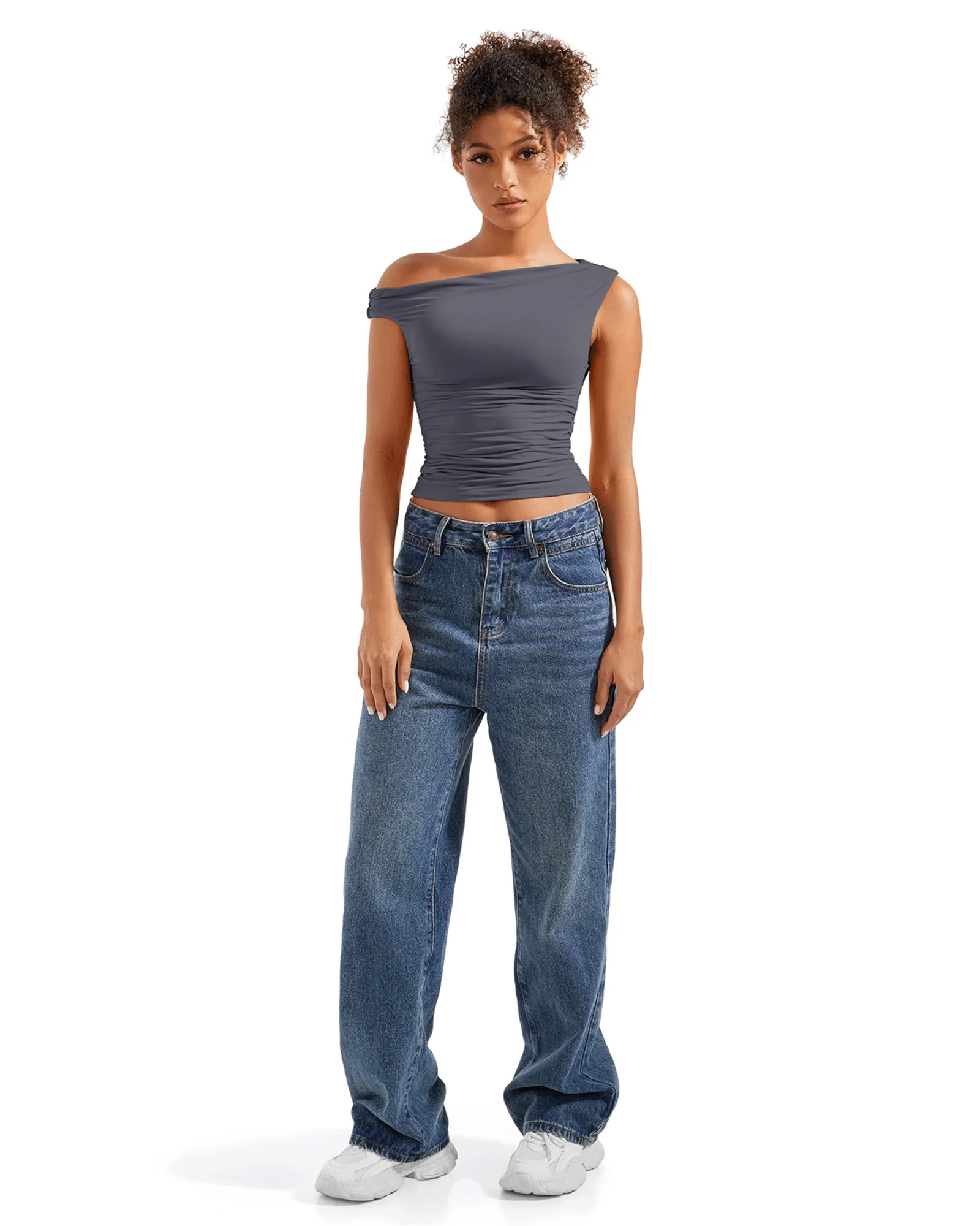 Buttery Soft Off Shoulder Shirt - Image 76