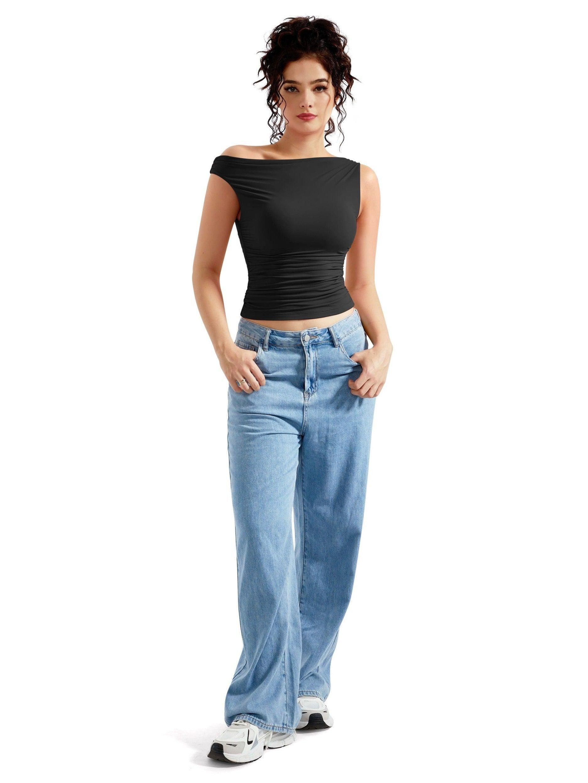 Buttery Soft Off Shoulder Shirt - Image 9