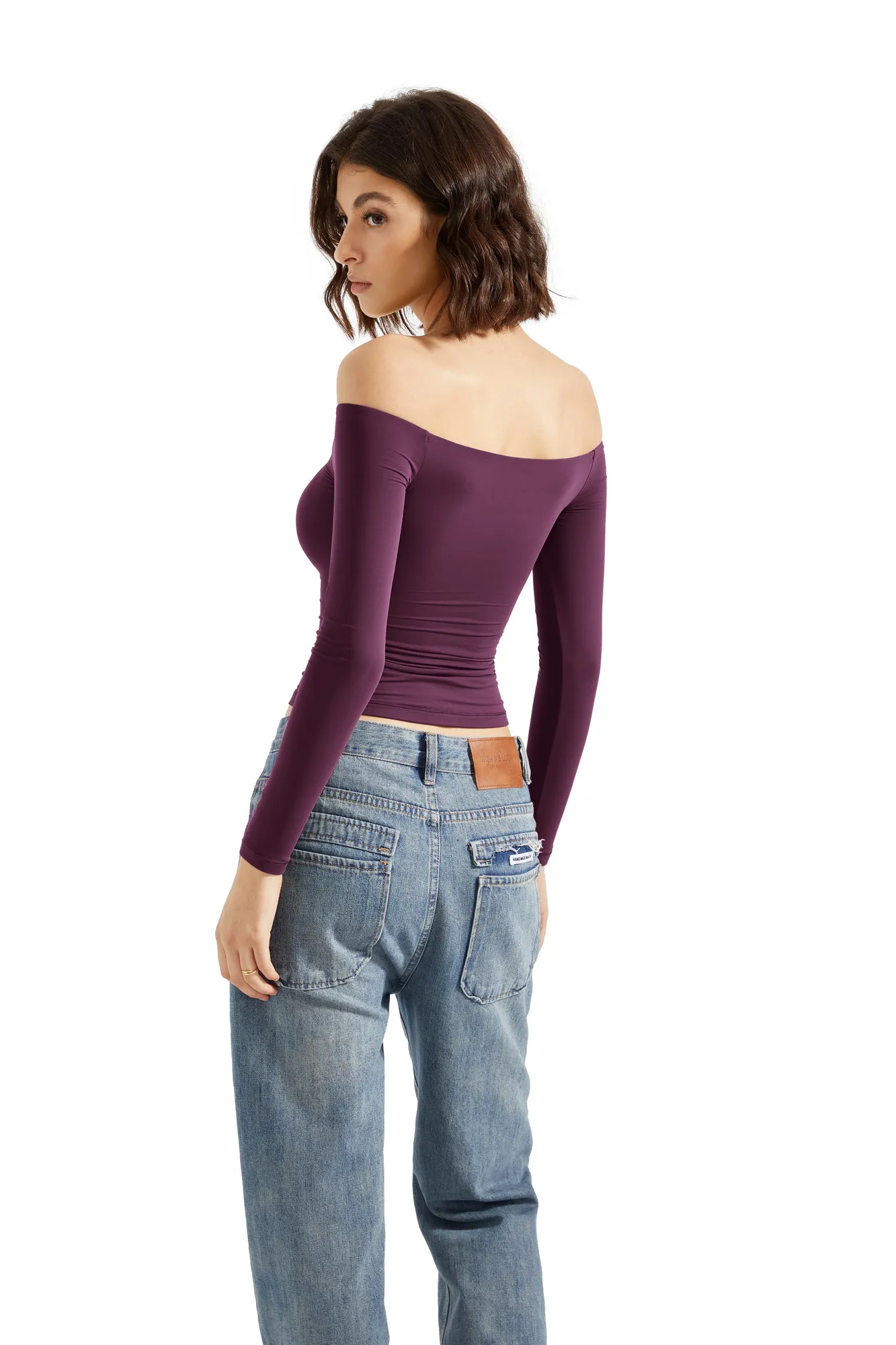 Buttery Soft Off Shoulder Shirt - Long Sleeve - Image 108