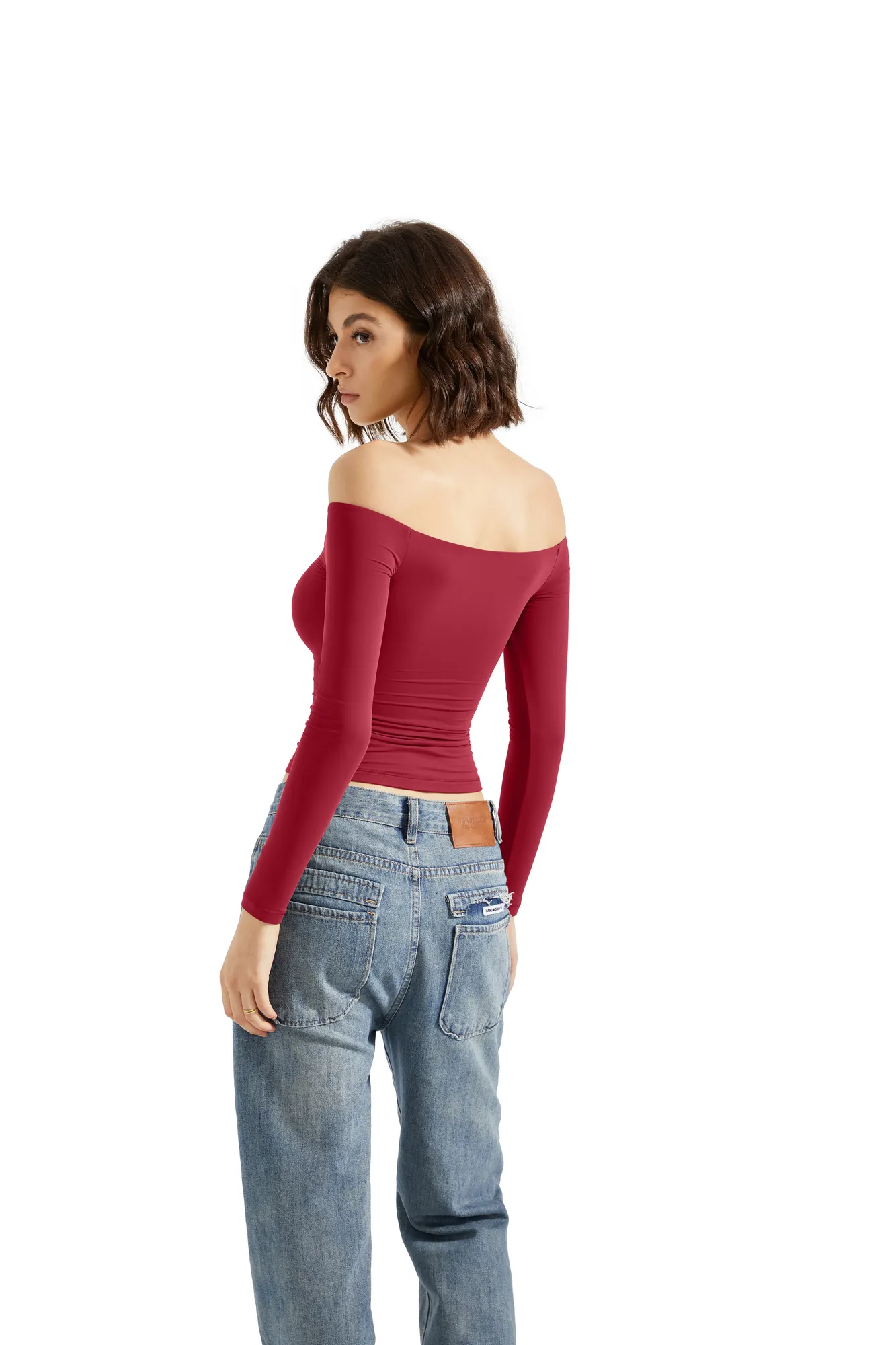 Buttery Soft Off Shoulder Shirt - Long Sleeve - Image 113