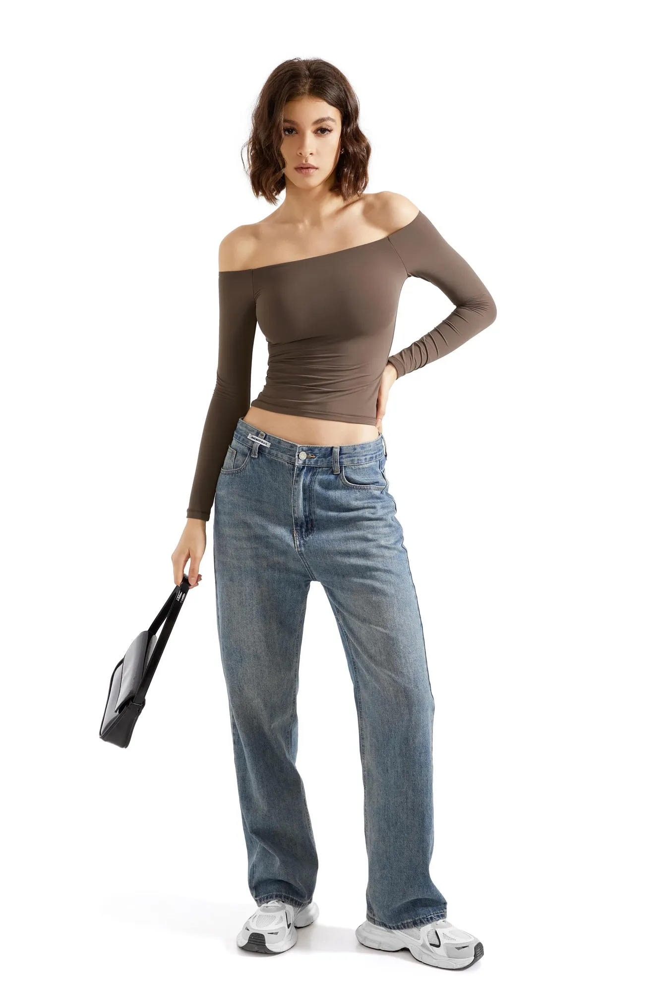 Buttery Soft Off Shoulder Shirt - Long Sleeve - Image 16