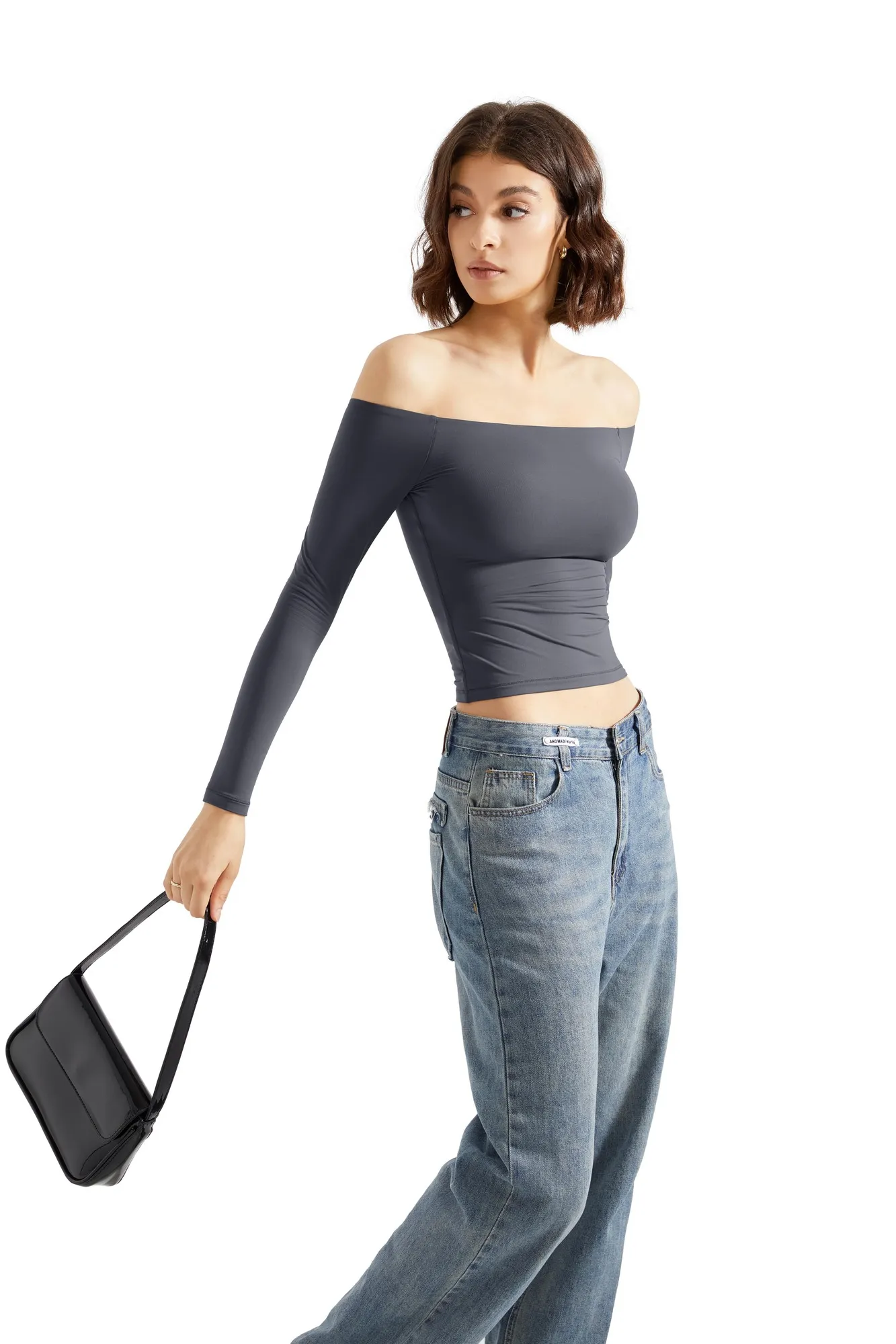 Buttery Soft Off Shoulder Shirt - Long Sleeve - Image 21