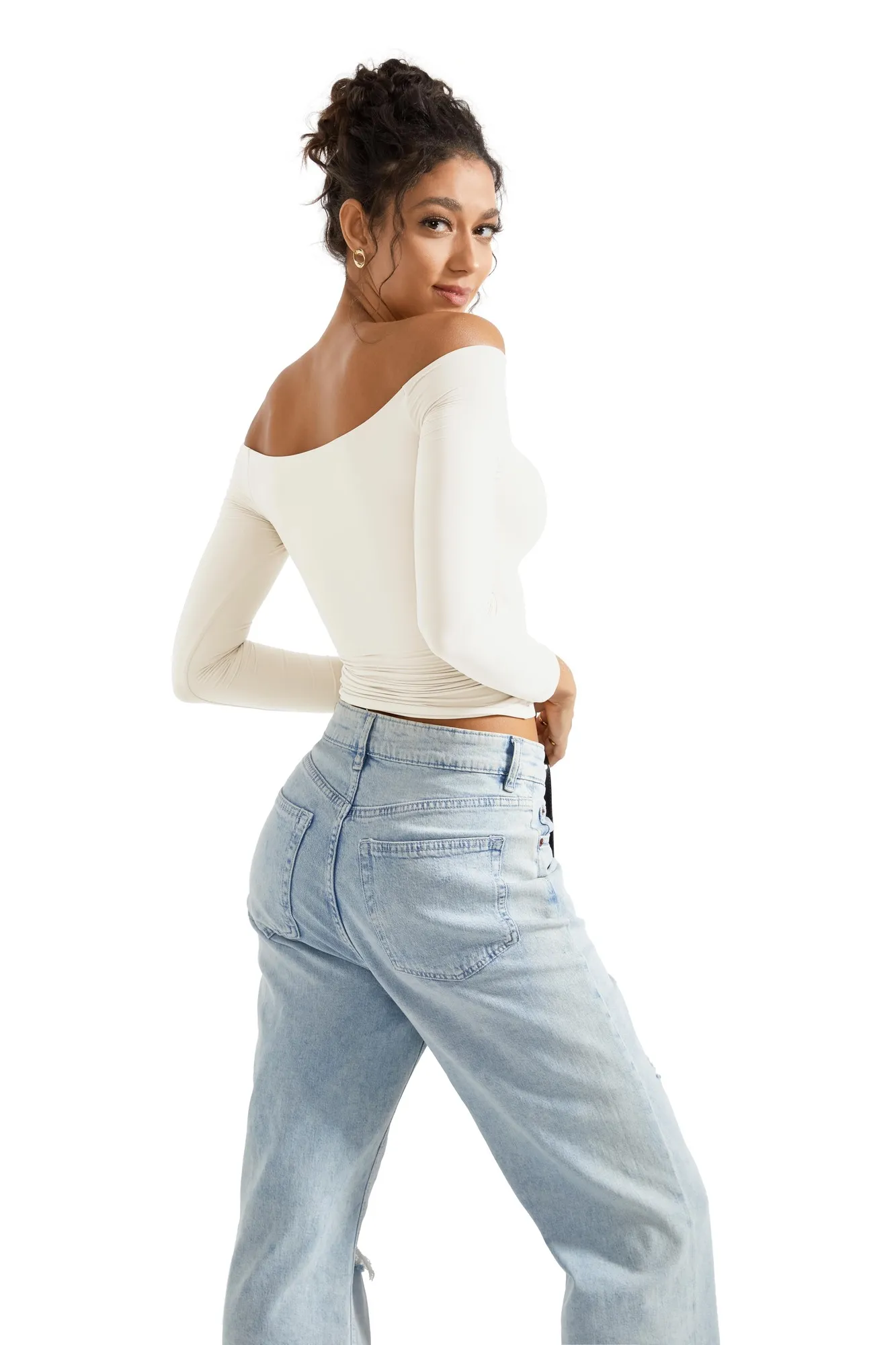 Buttery Soft Off Shoulder Shirt - Long Sleeve - Image 28