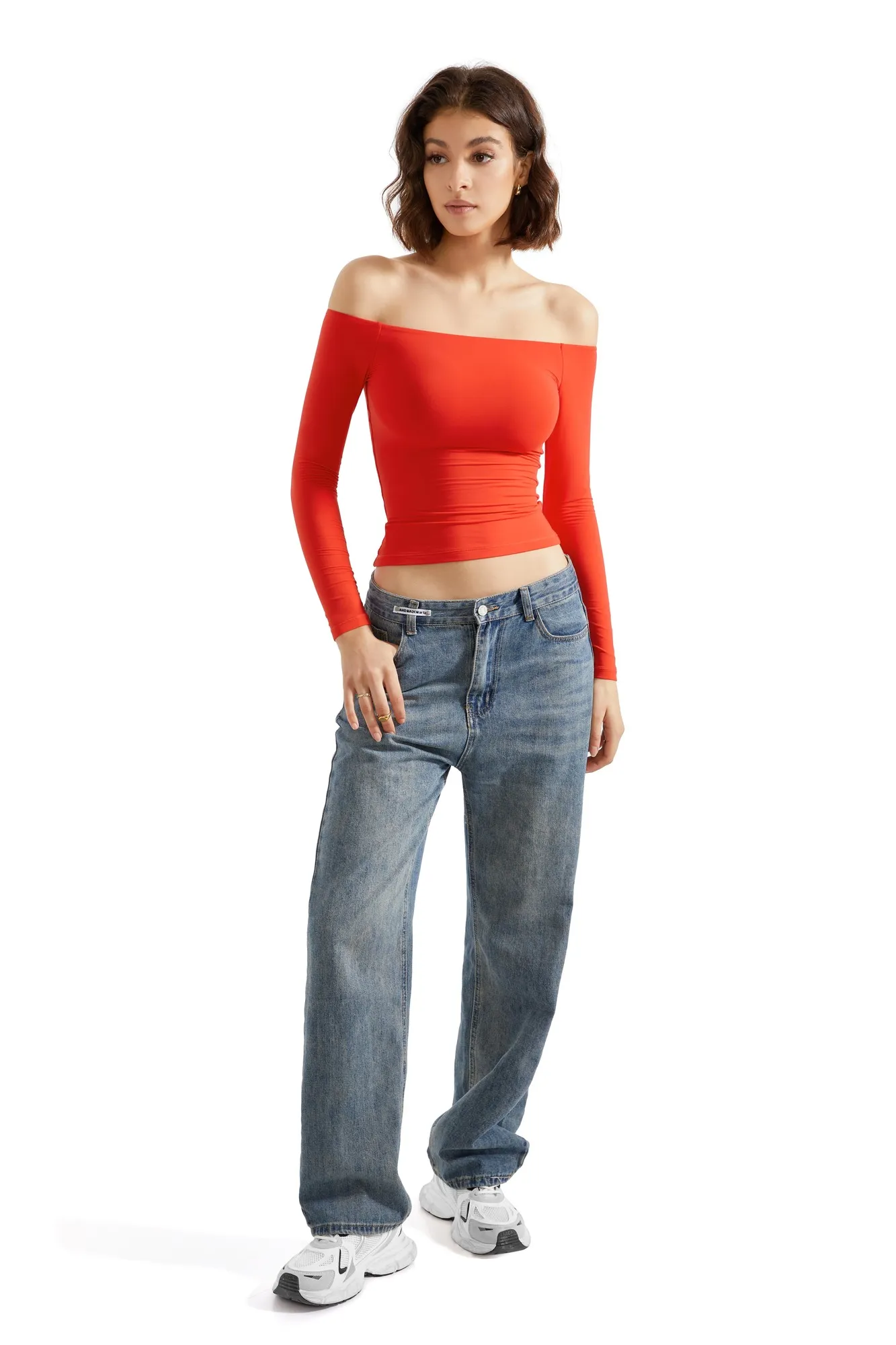 Buttery Soft Off Shoulder Shirt - Long Sleeve - Image 32