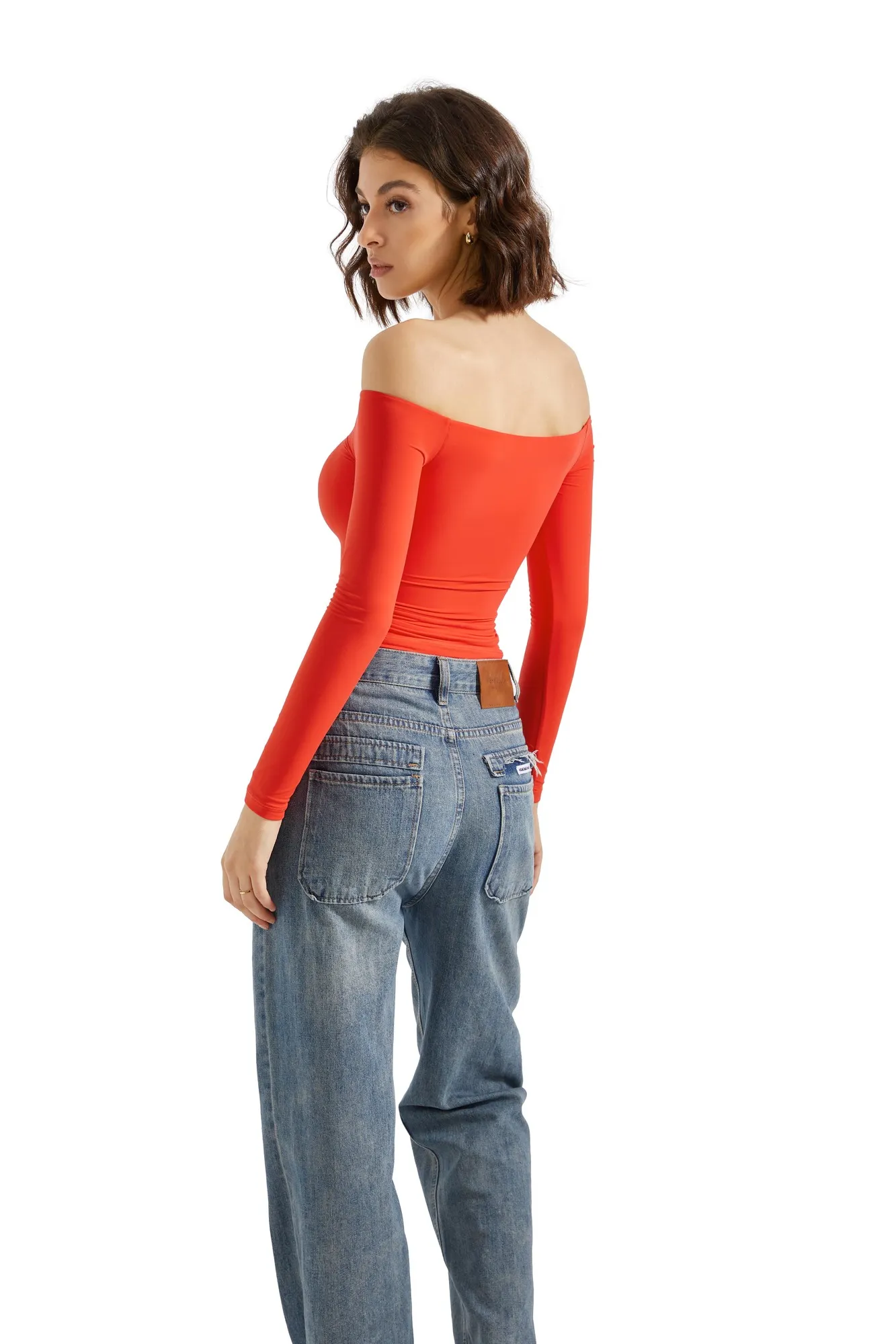 Buttery Soft Off Shoulder Shirt - Long Sleeve - Image 35