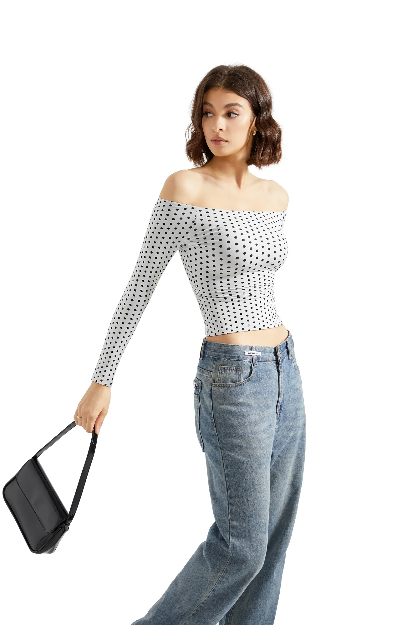 Buttery Soft Off Shoulder Shirt - Long Sleeve - Image 45