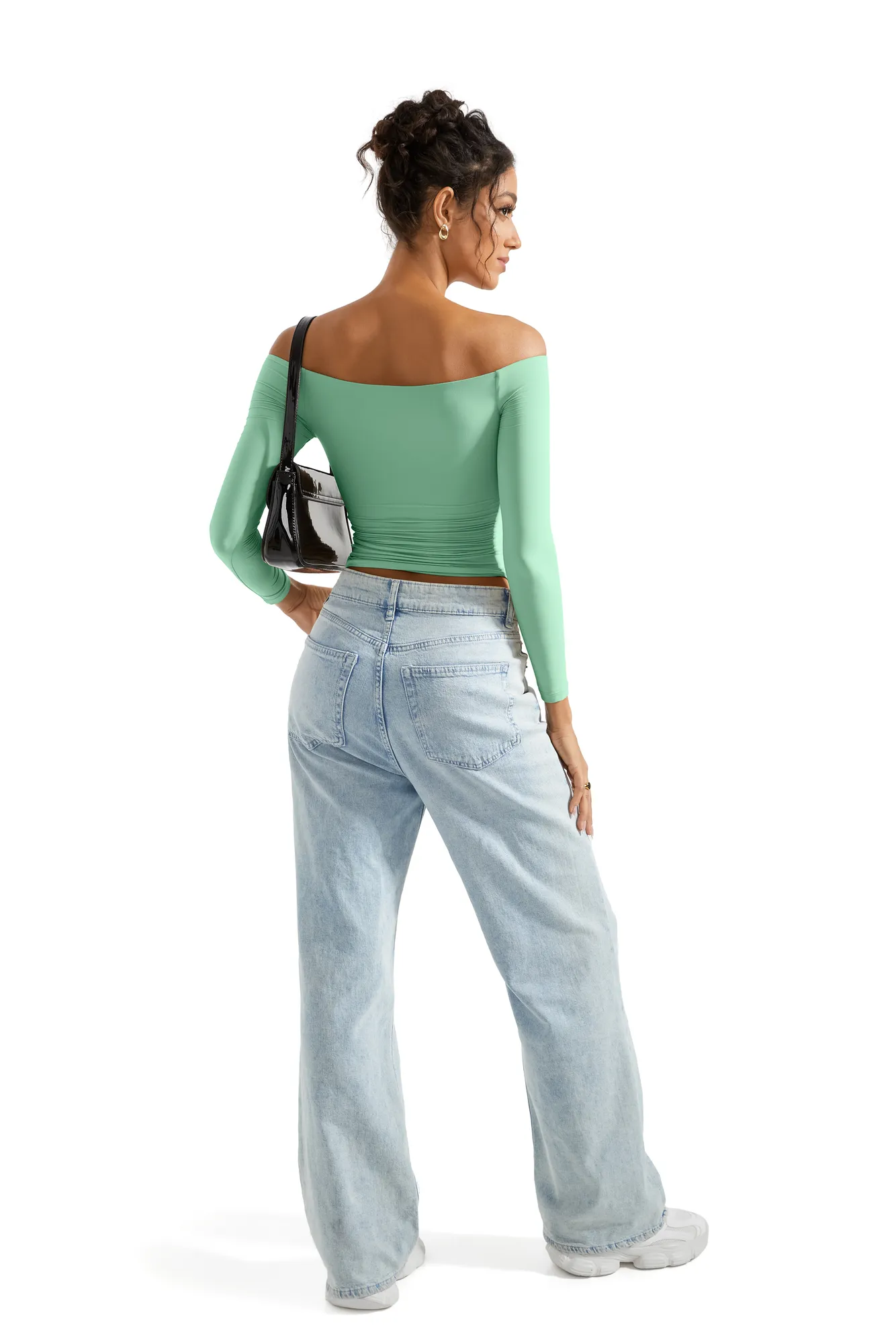 Buttery Soft Off Shoulder Shirt - Long Sleeve - Image 53