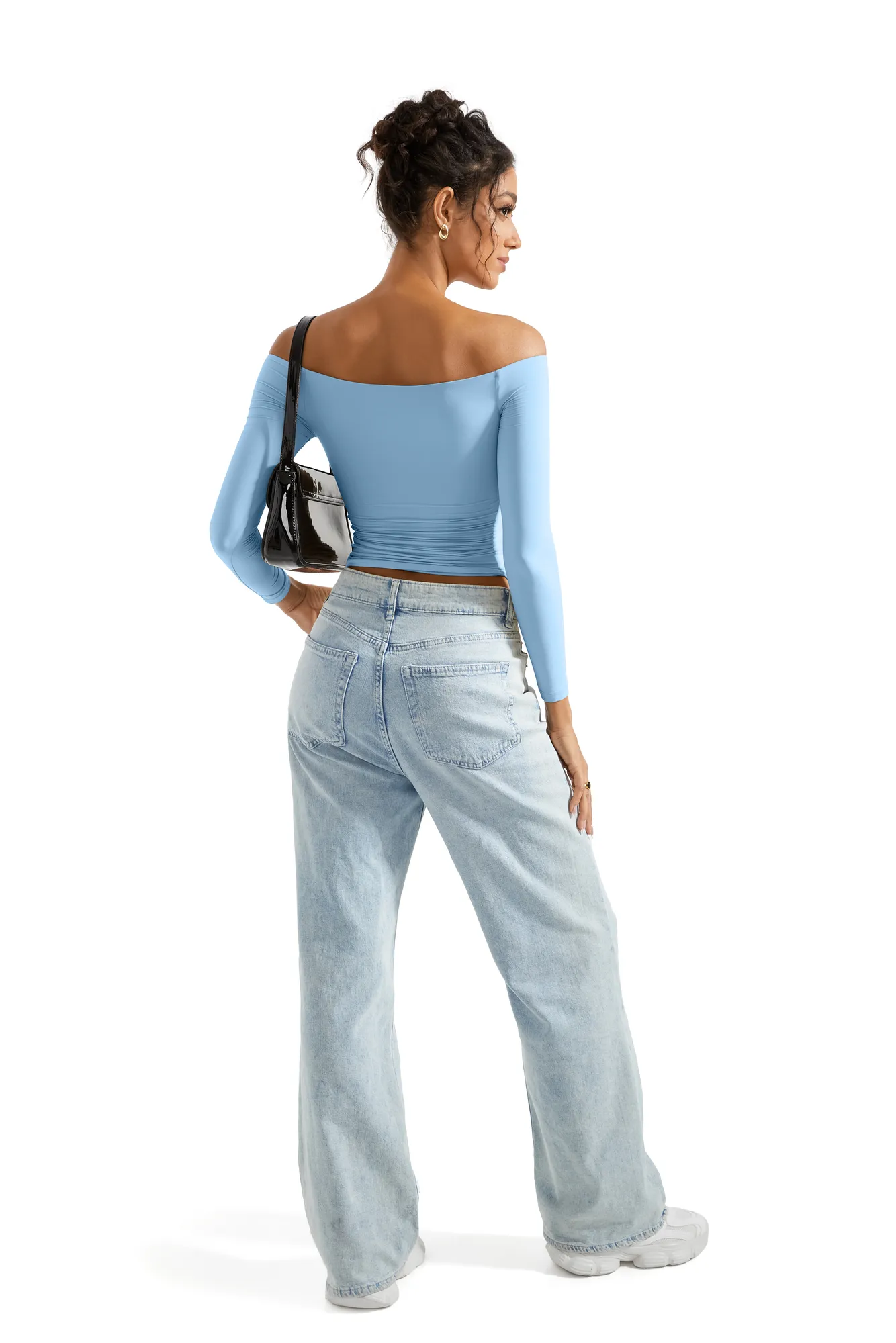 Buttery Soft Off Shoulder Shirt - Long Sleeve - Image 59