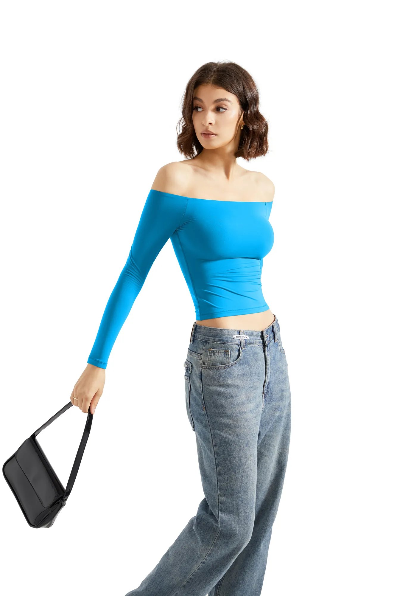 Buttery Soft Off Shoulder Shirt - Long Sleeve - Image 63