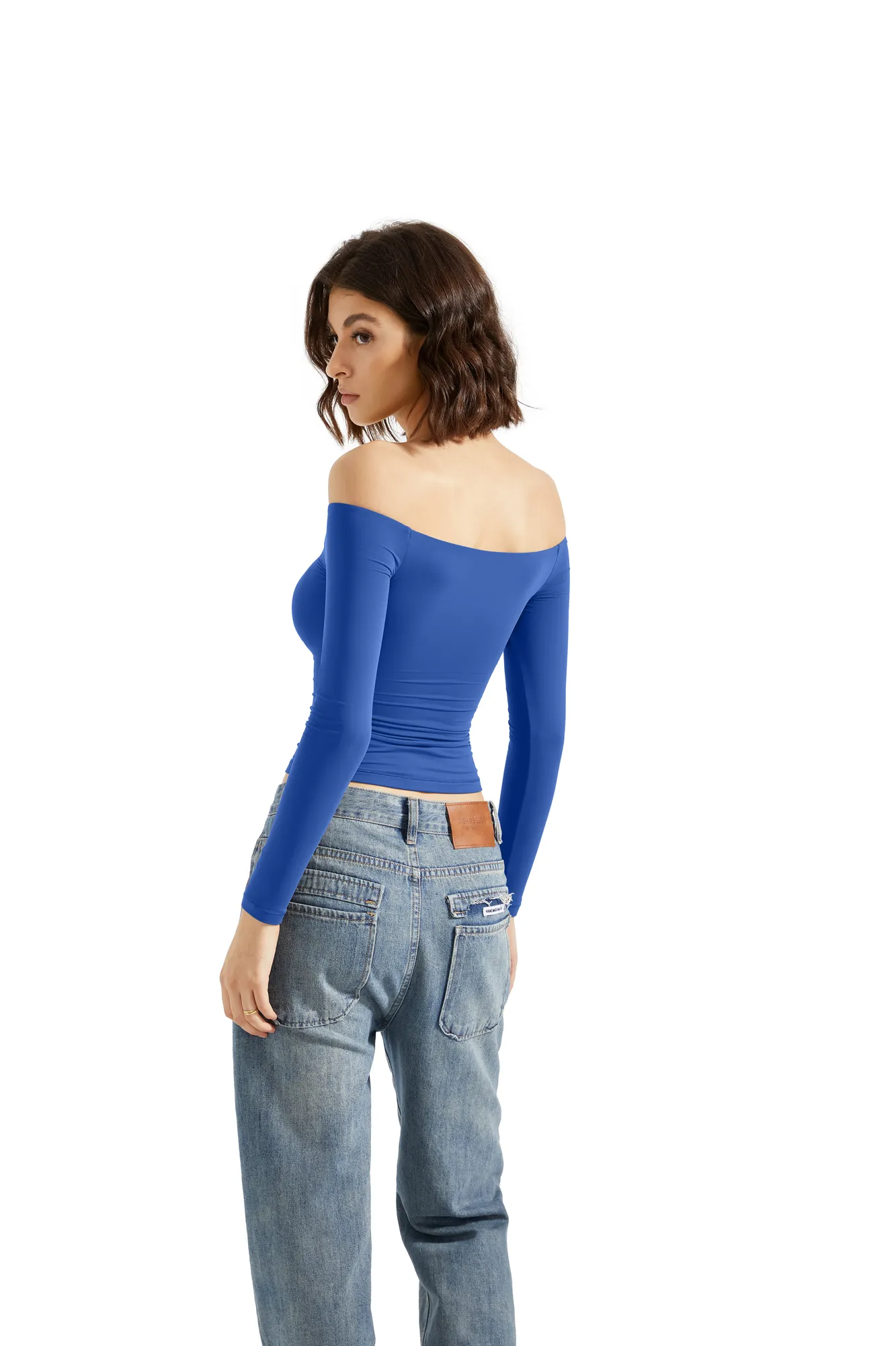 Buttery Soft Off Shoulder Shirt - Long Sleeve - Image 72