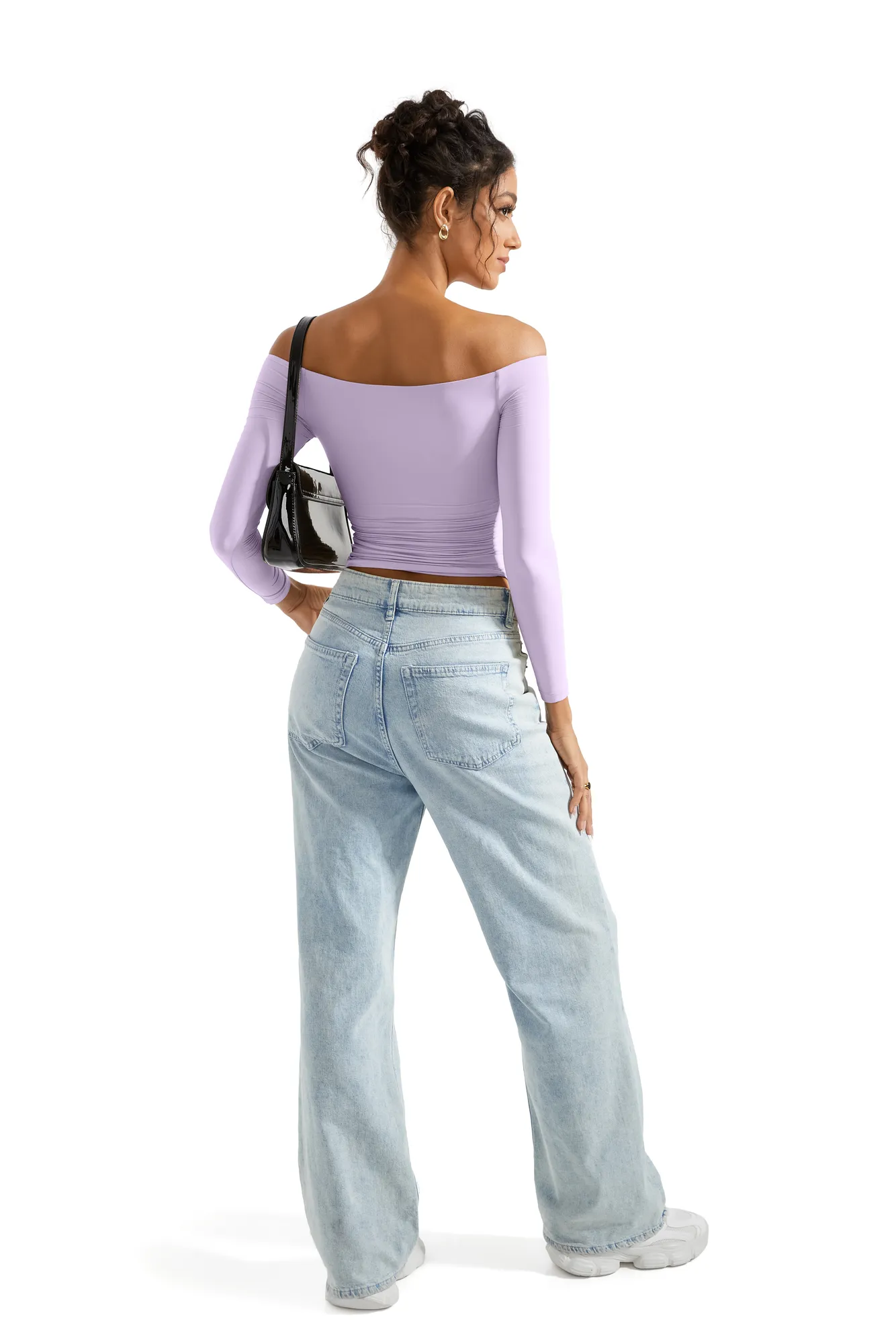 Buttery Soft Off Shoulder Shirt - Long Sleeve - Image 77