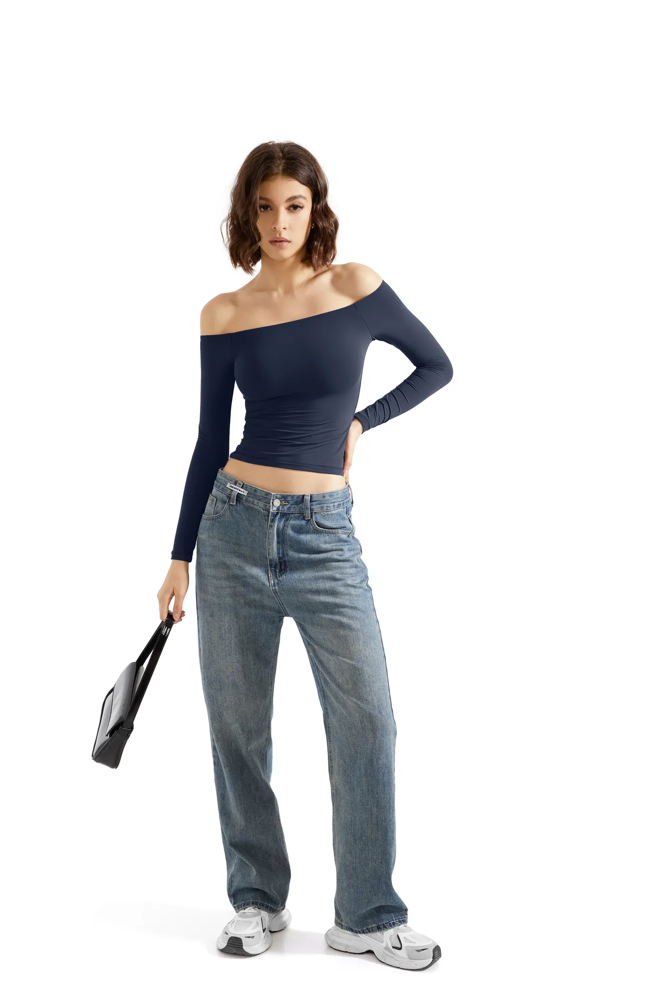 Buttery Soft Off Shoulder Shirt - Long Sleeve - Image 82