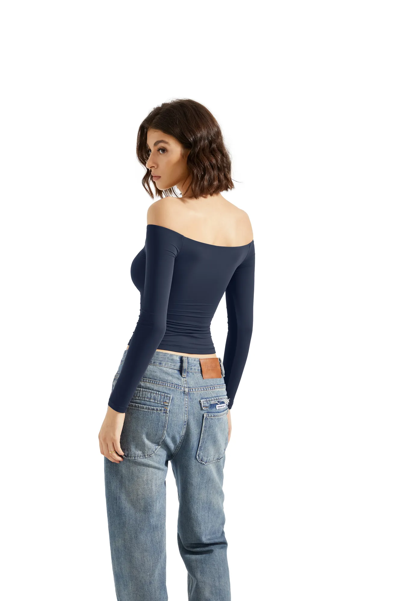 Buttery Soft Off Shoulder Shirt - Long Sleeve - Image 84