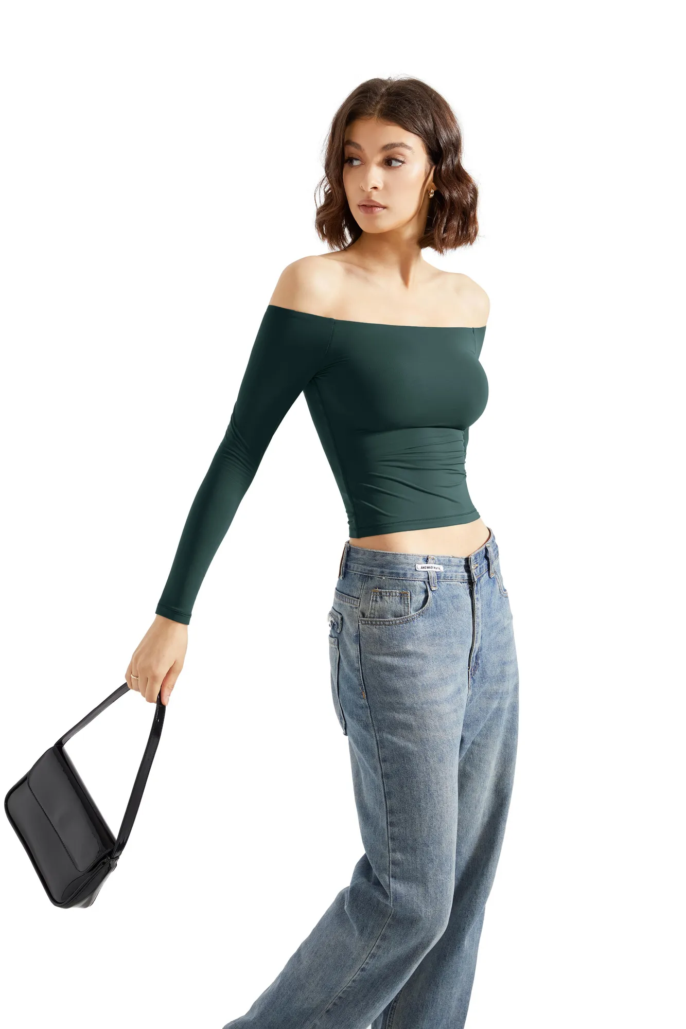 Buttery Soft Off Shoulder Shirt - Long Sleeve - Image 87
