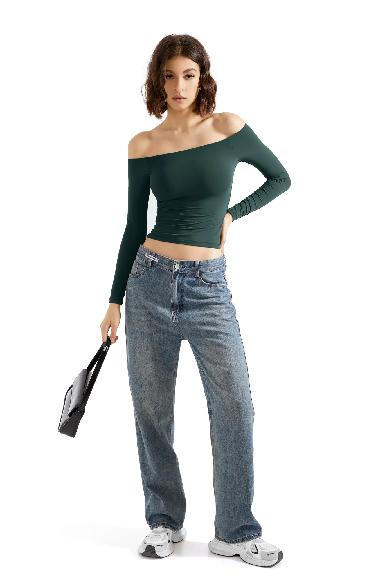 Buttery Soft Off Shoulder Shirt - Long Sleeve - Image 88