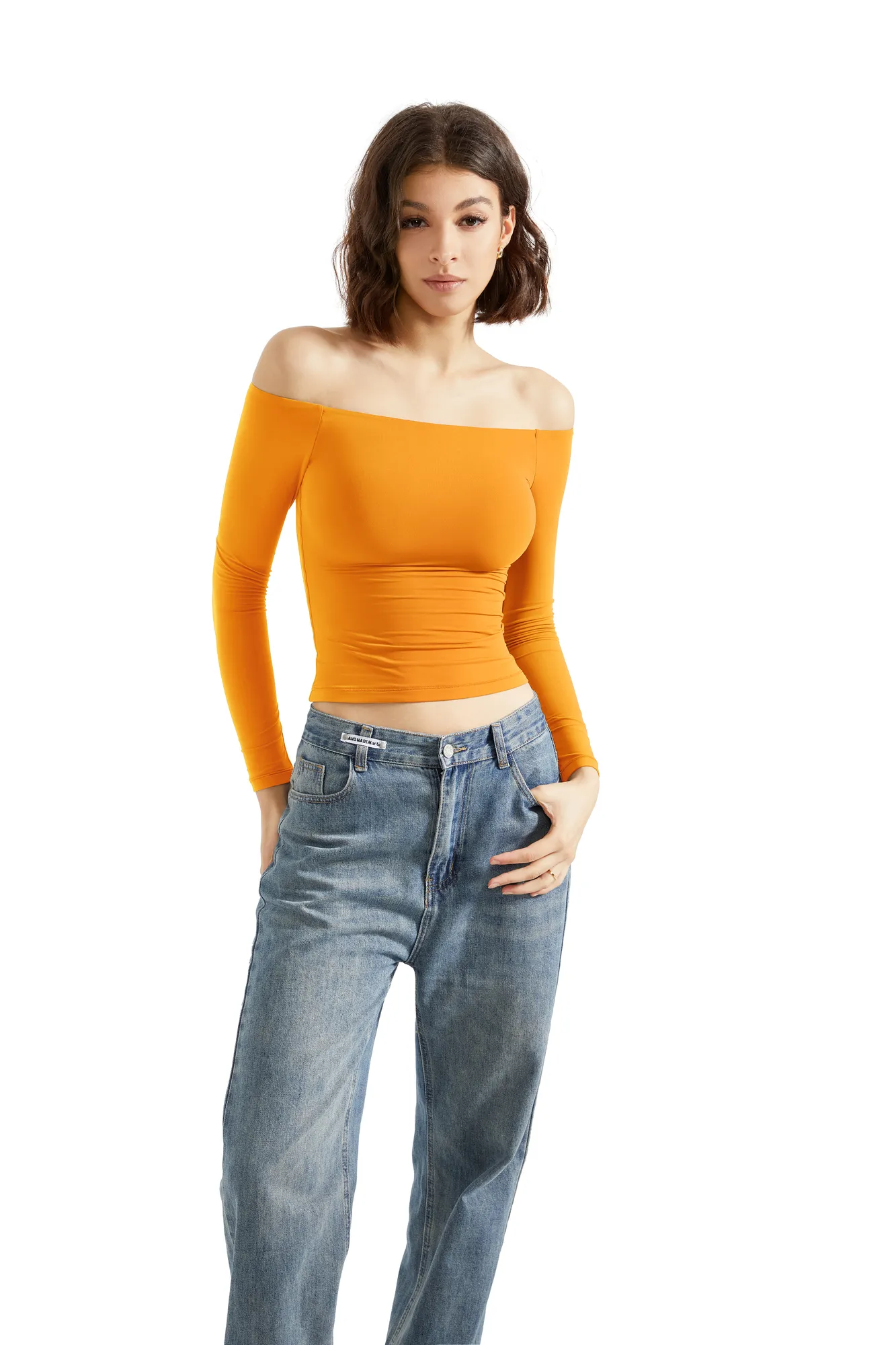 Buttery Soft Off Shoulder Shirt - Long Sleeve - Image 92