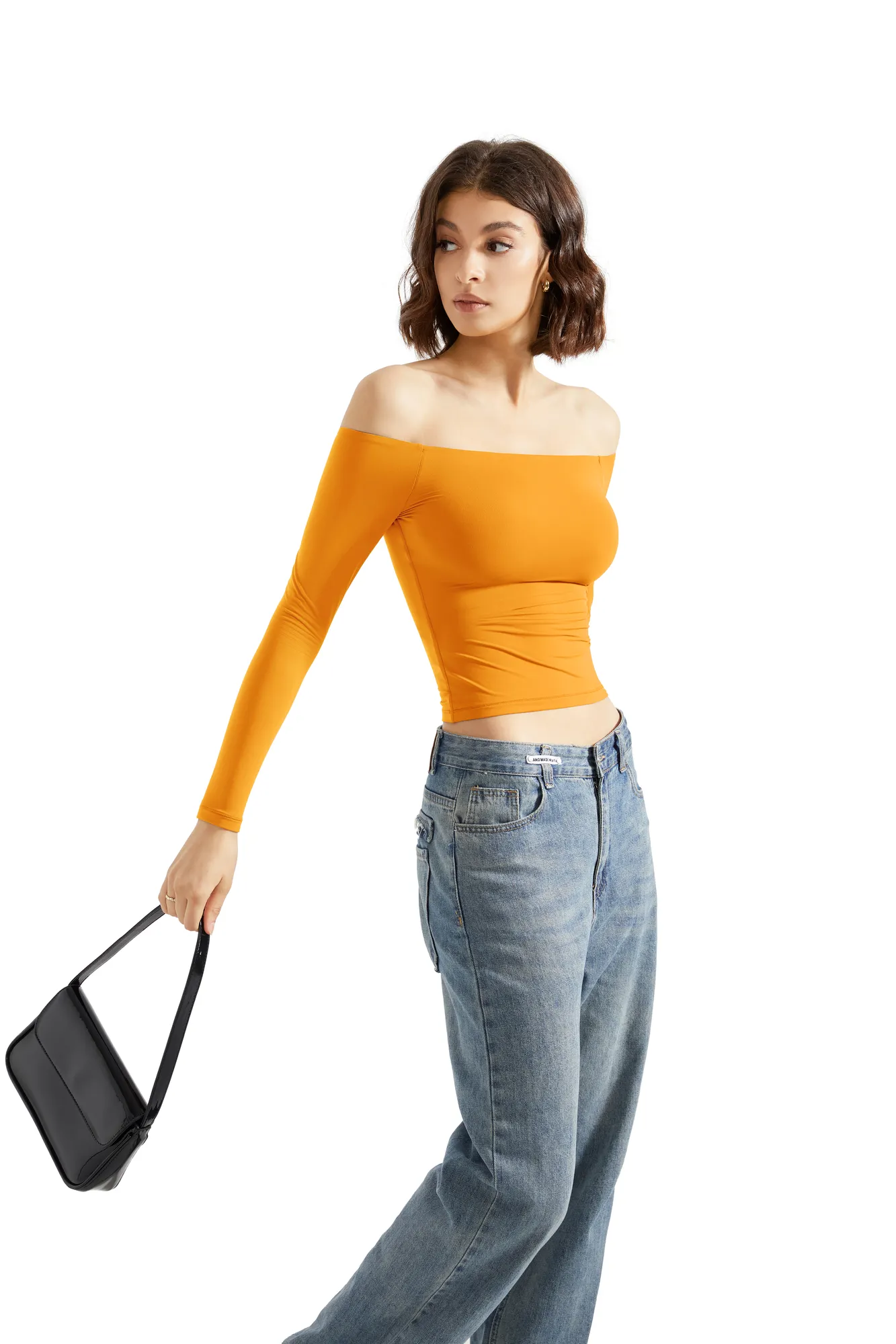 Buttery Soft Off Shoulder Shirt - Long Sleeve - Image 93