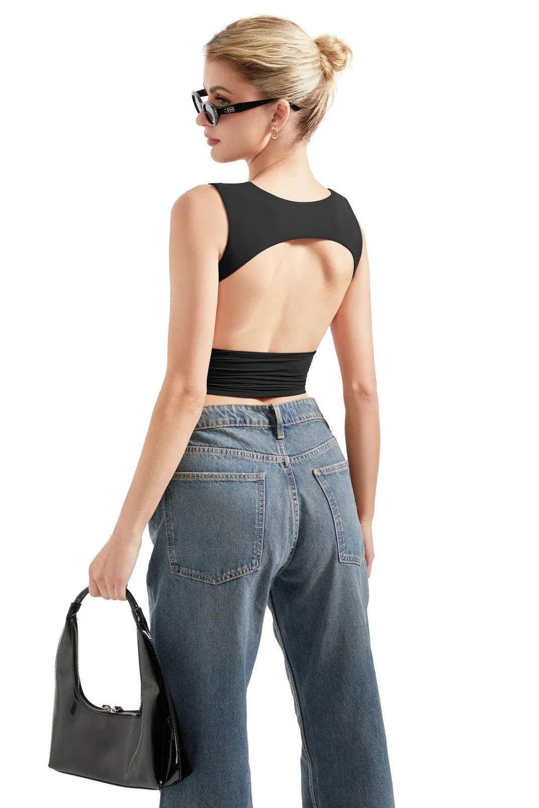 Buttery Soft Open Back Shirt - Image 9