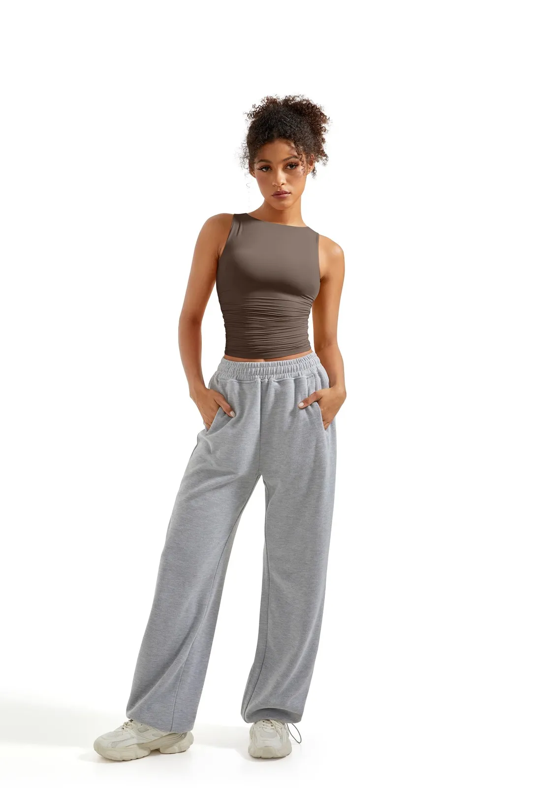 Buttery Soft Side Ruched Tank Top - Image 8