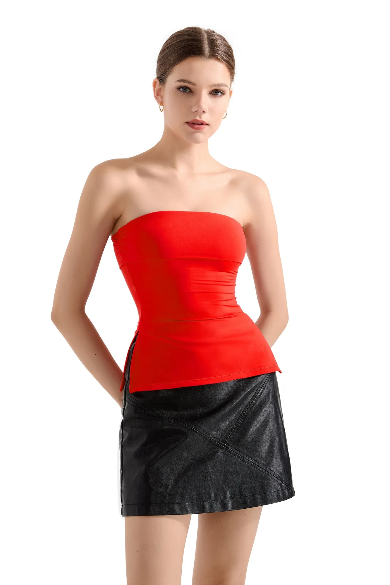 Buttery Soft Side Split Tube Top - Image 25