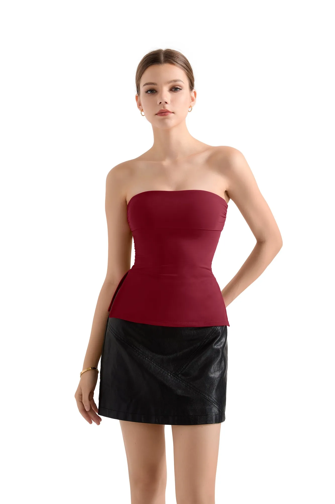 Buttery Soft Side Split Tube Top - Image 74