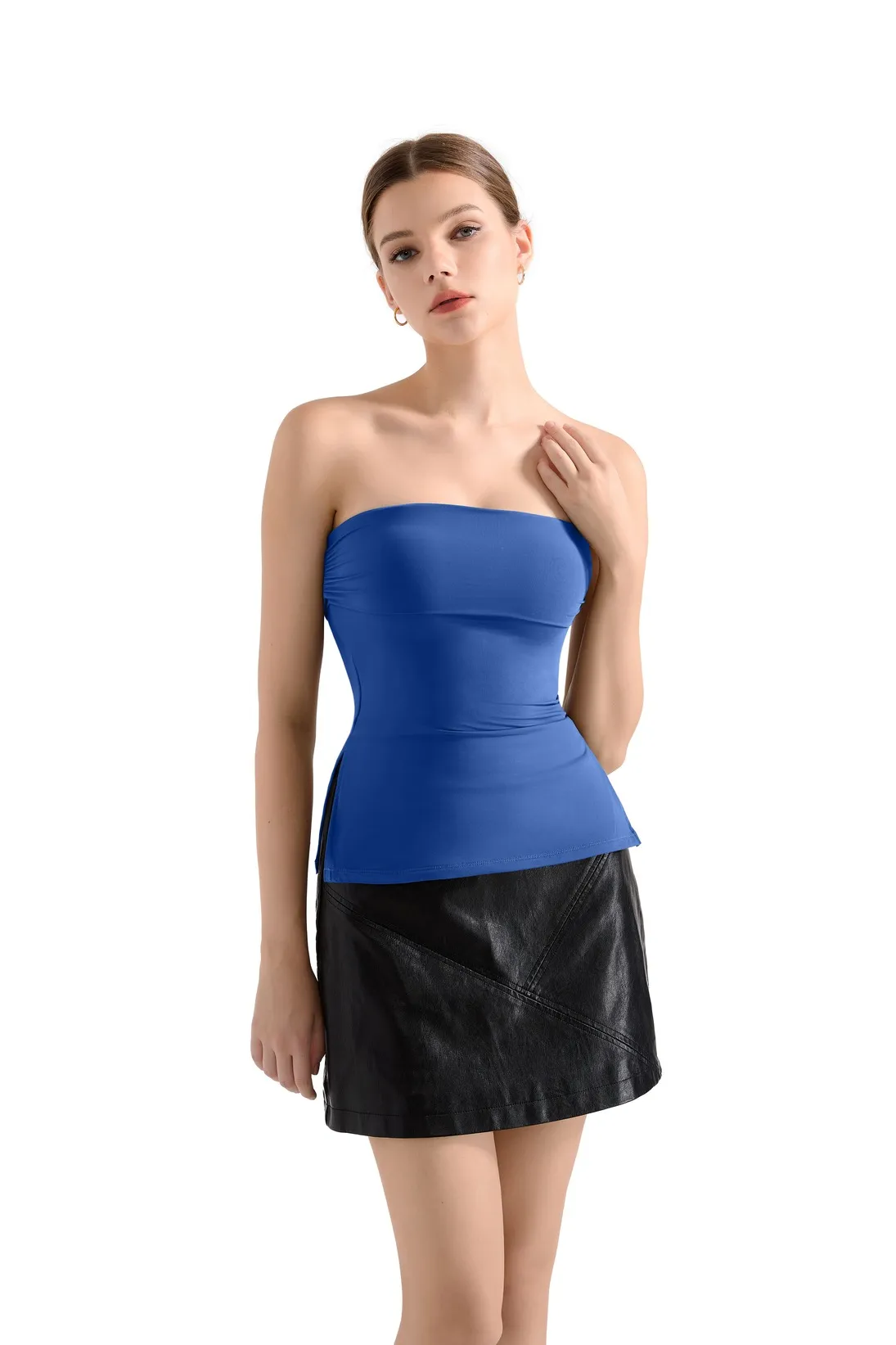 Buttery Soft Side Split Tube Top - Image 88