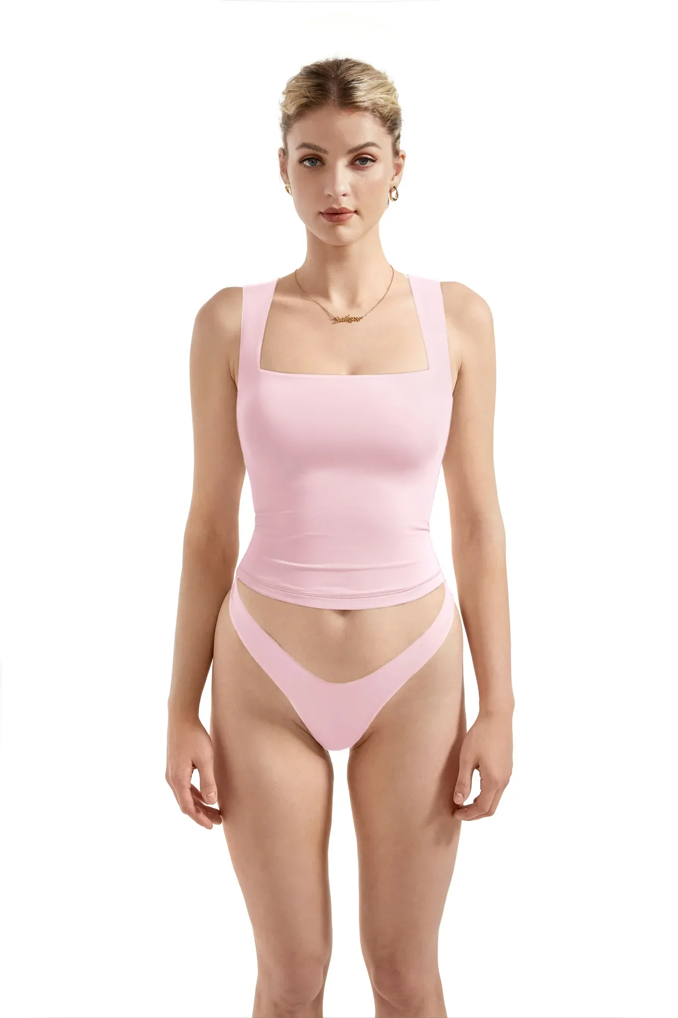 Buttery Soft Square Neck Tank Top - Image 30