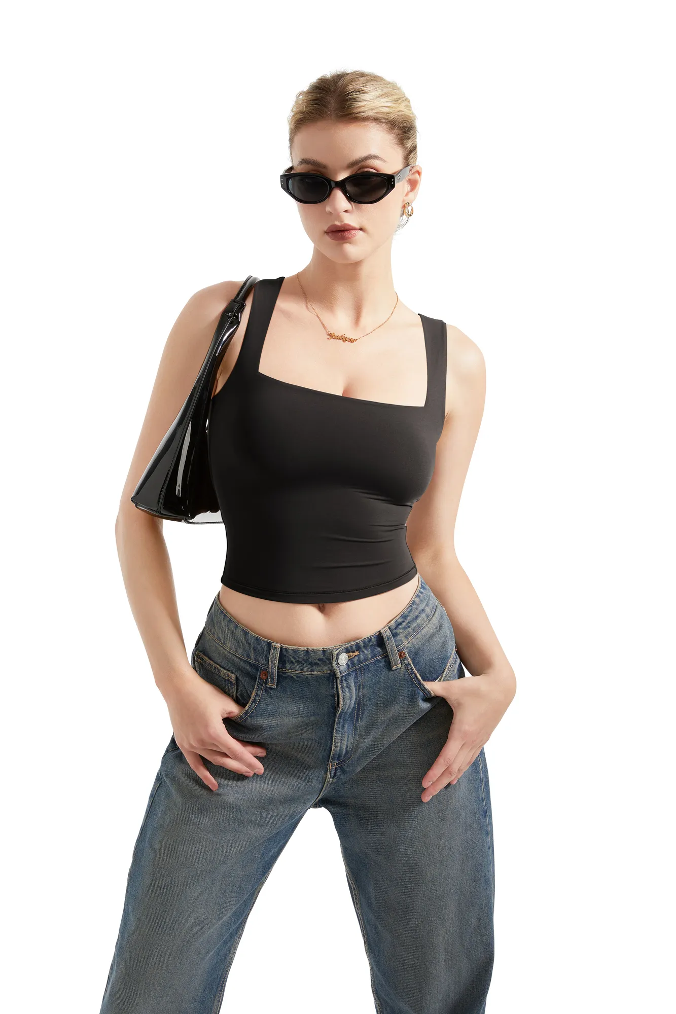 Buttery Soft Square Neck Tank Top - Image 4