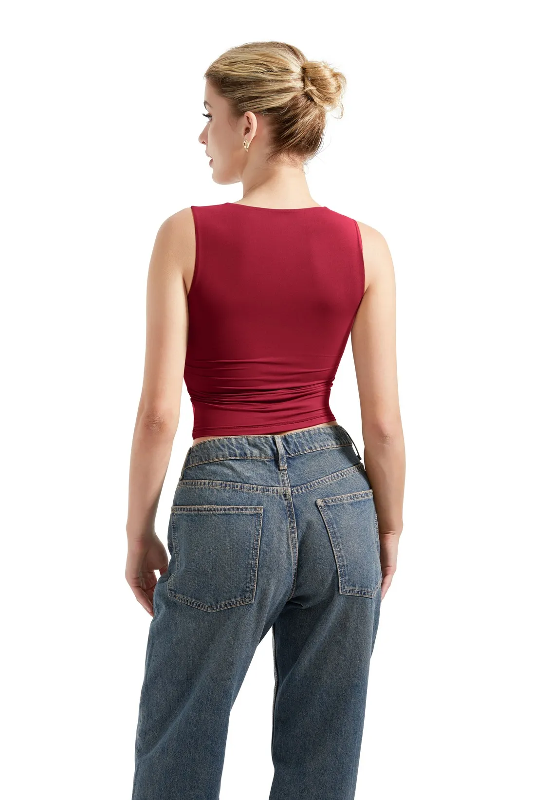 Buttery Soft Square Neck Tank Top - Image 54