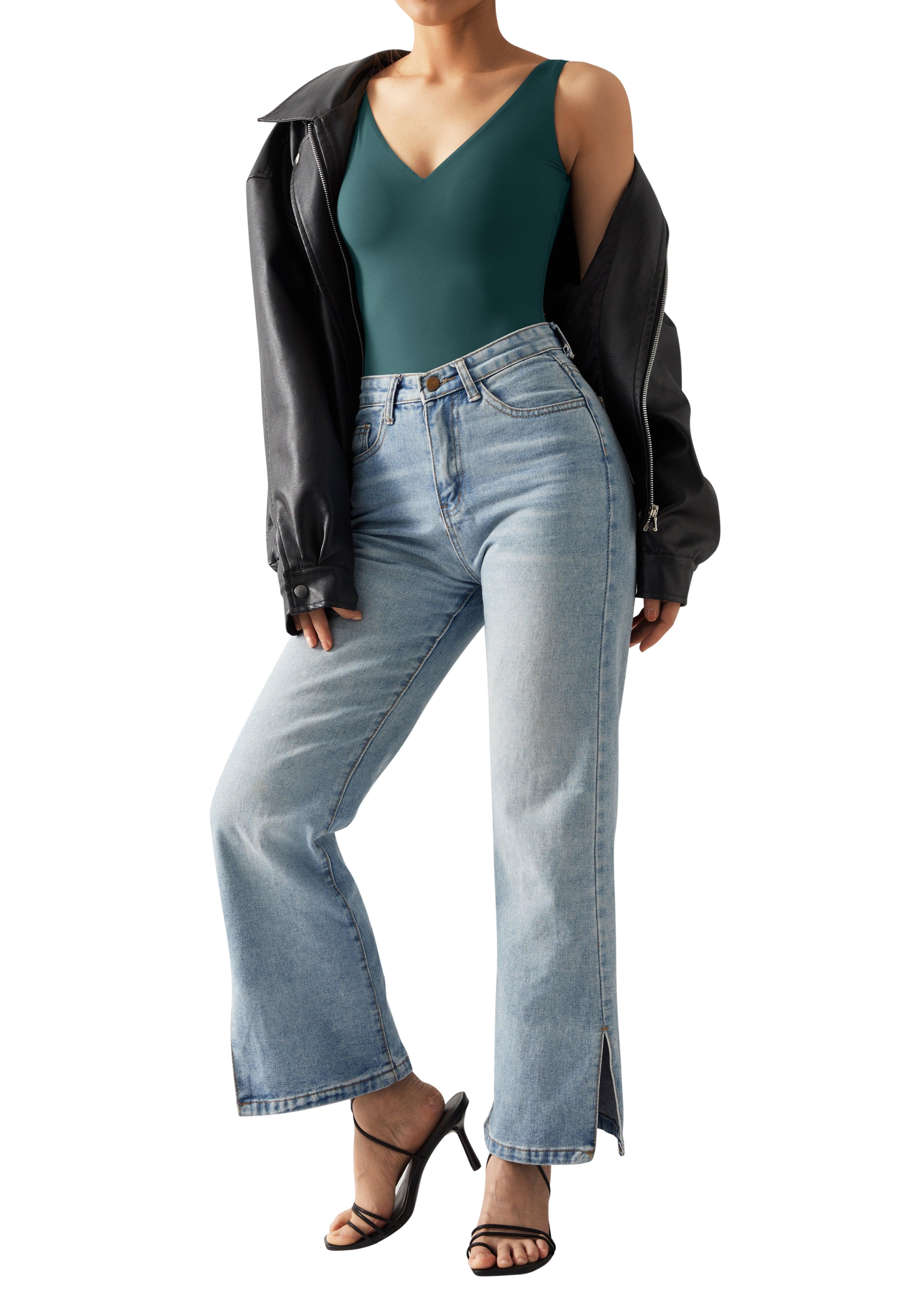 Buttery Soft V Neck Bodysuit - Image 32